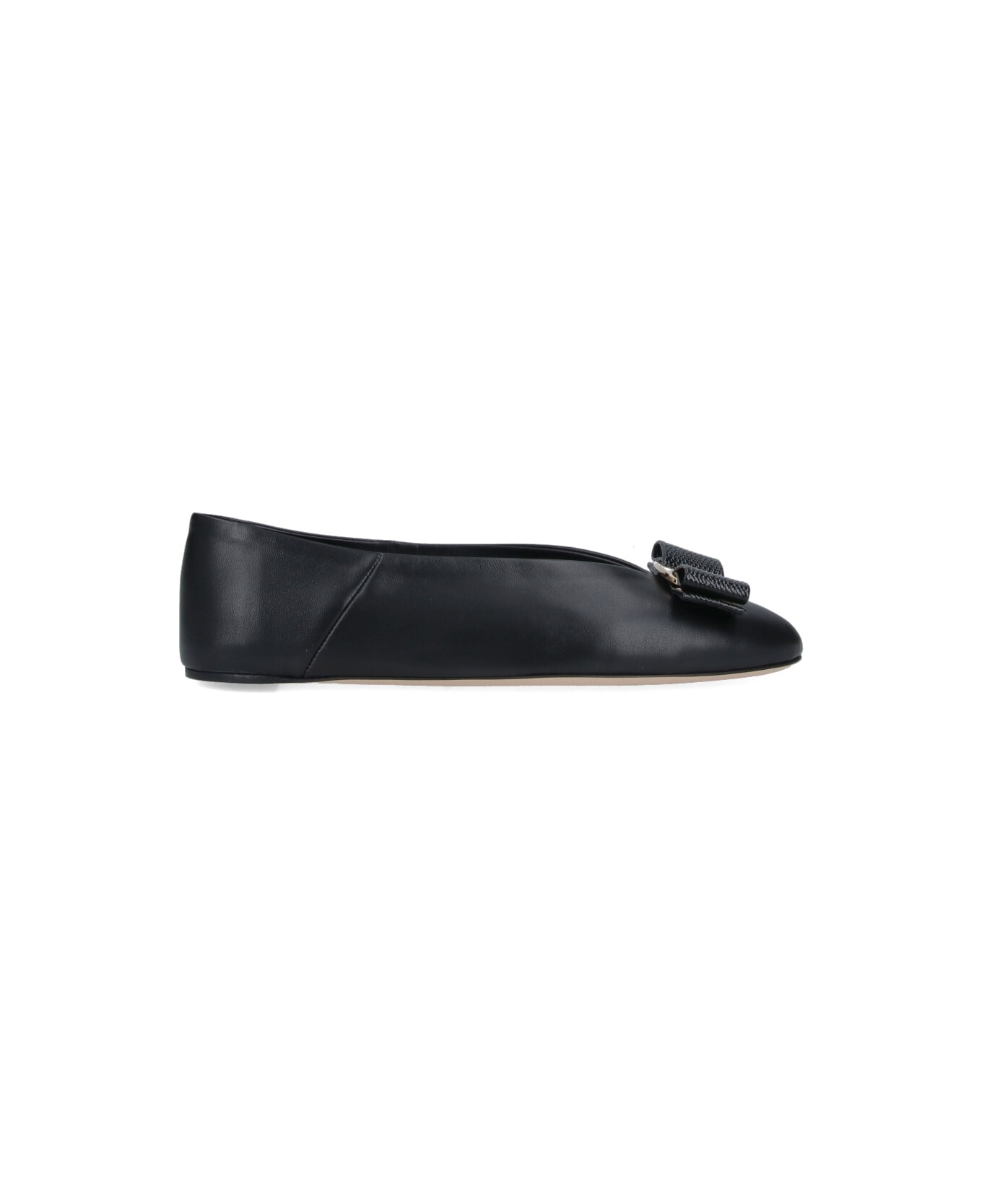 Ferragamo 
vara
 Bow Ballet Flats - Black  