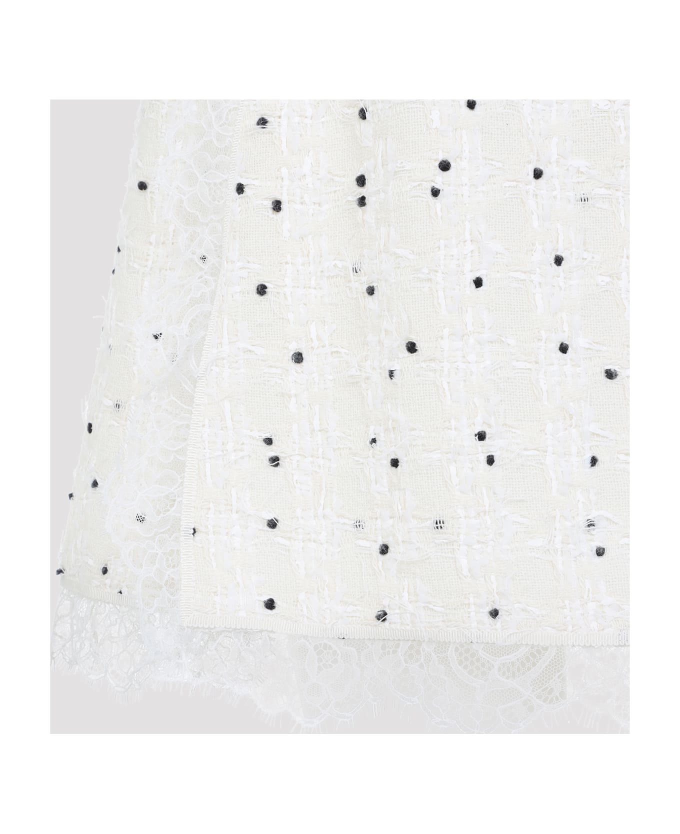 Giambattista Valli Cotton Mini Skirt - Ivory