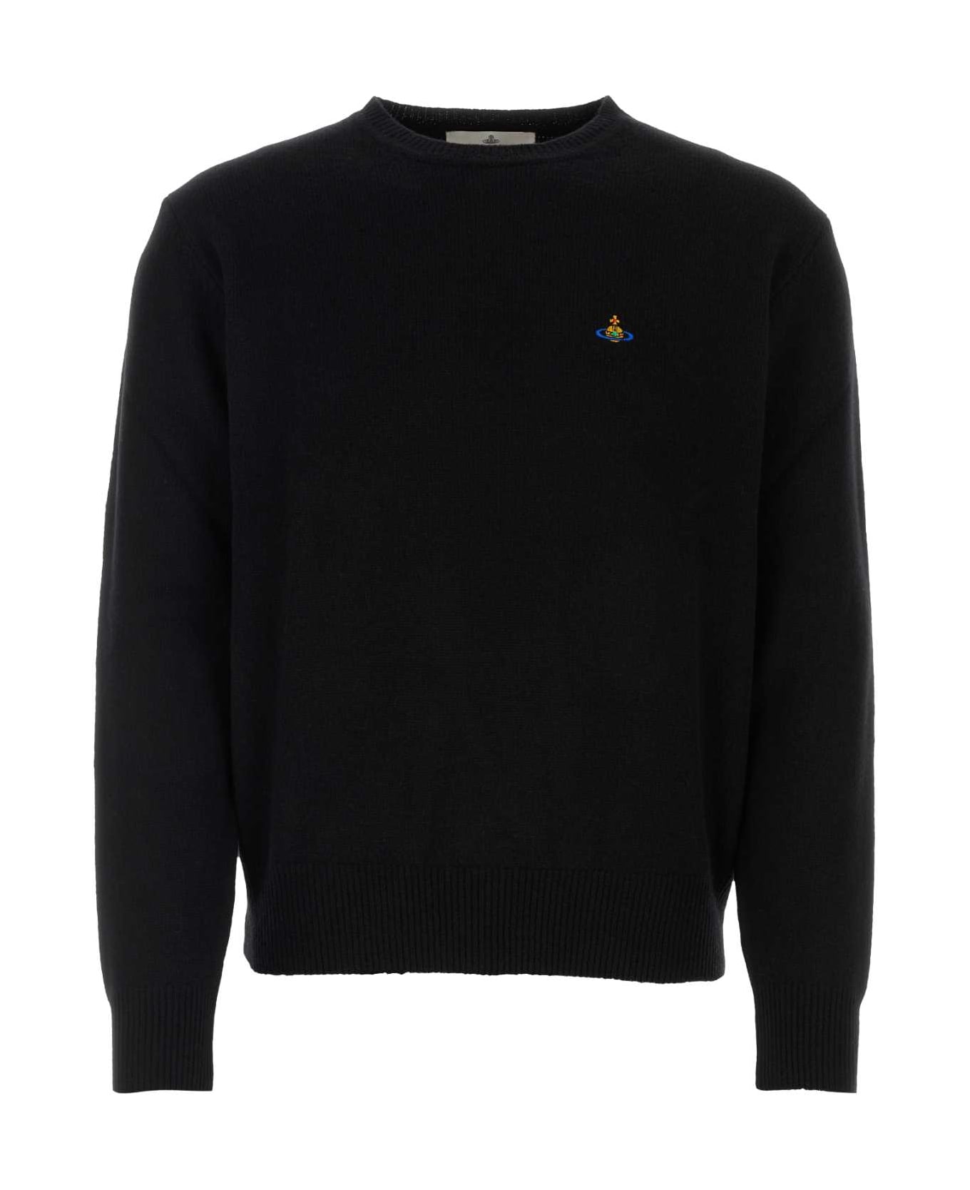 Vivienne Westwood Black Wool Blend Alex Sweater - Black