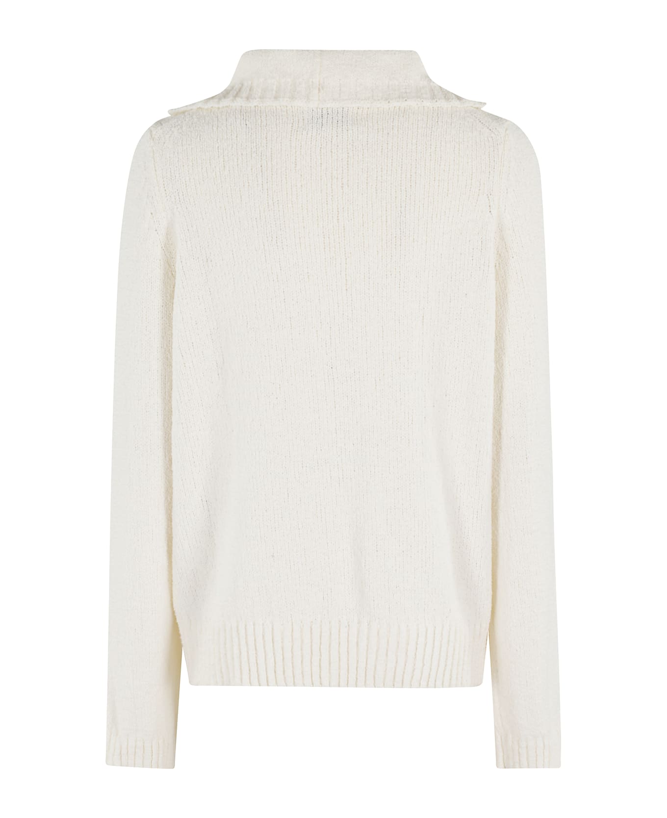 Loulou Studio V Neck Sweater - Rice Ivory