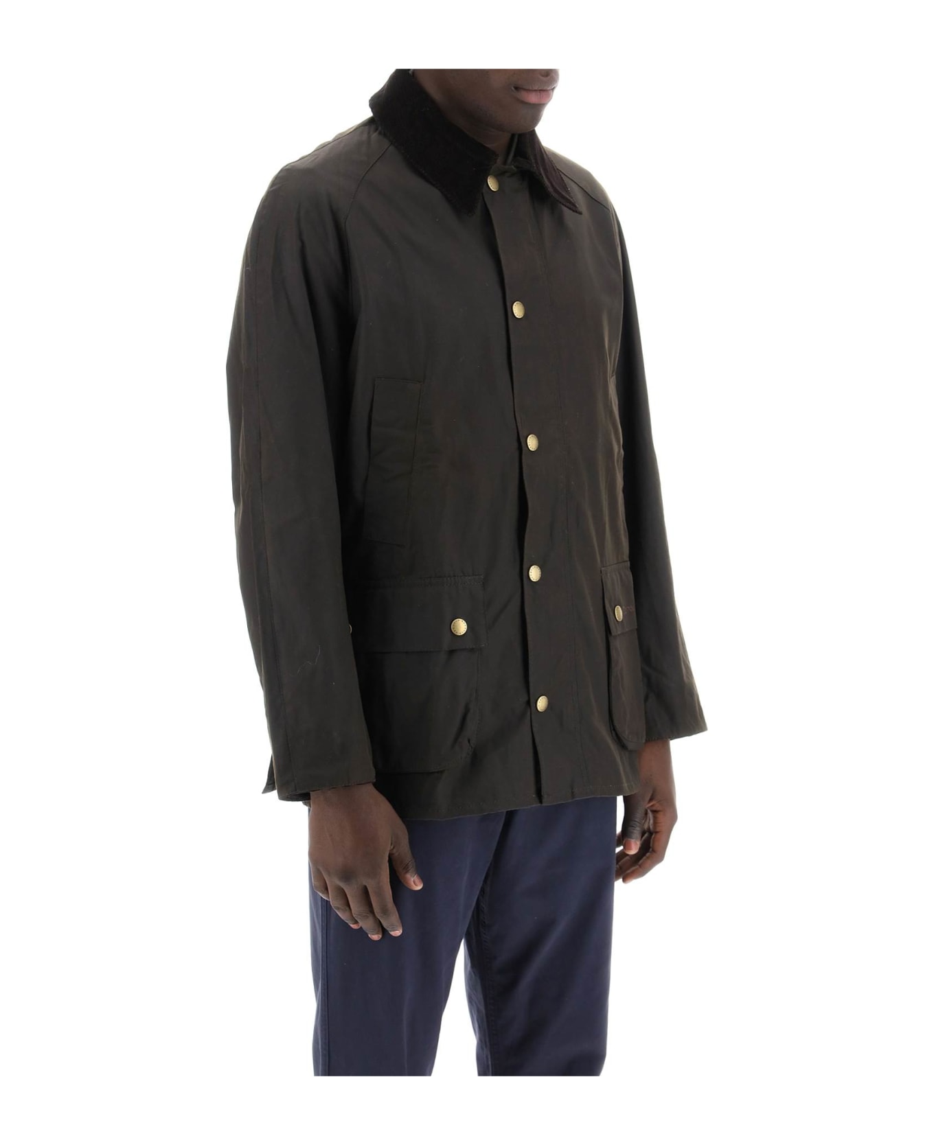 Barbour Ashby Waxed Jacket - OLIVE (Green)
