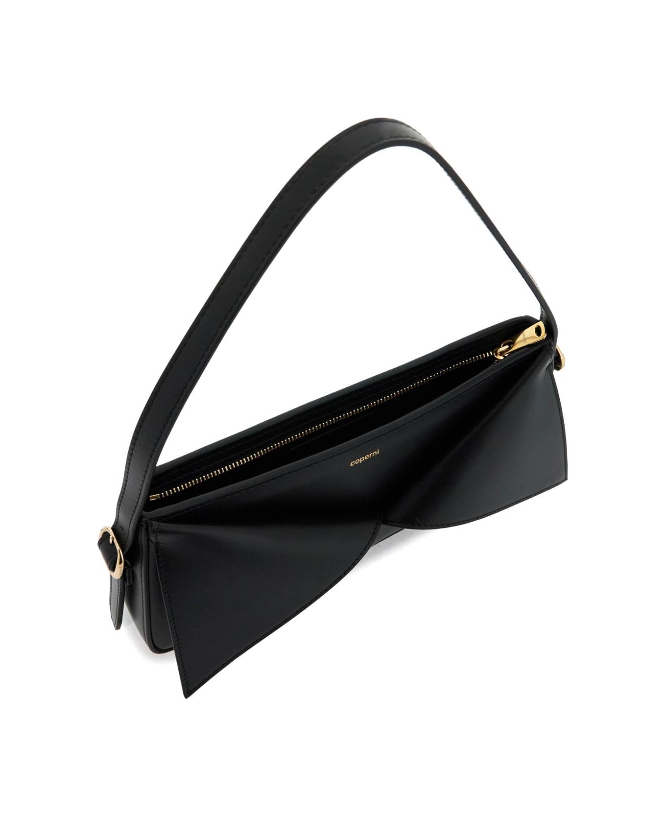 Coperni Ed Leather Bag With Flap - BLACK (Black)