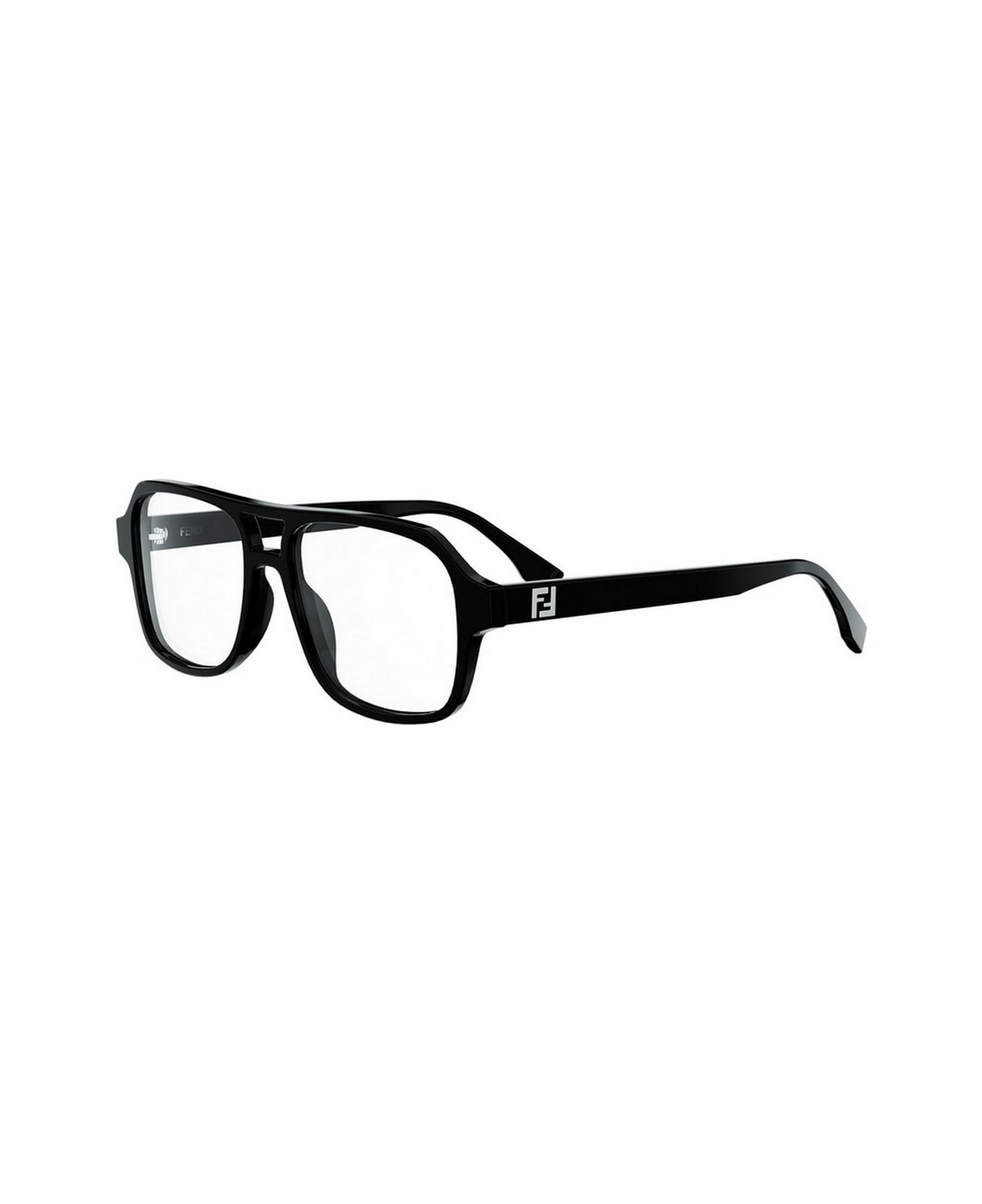 Fendi Eyewear Fendi Fe50131i Ff Squared 001 Nero Glasses - Nero