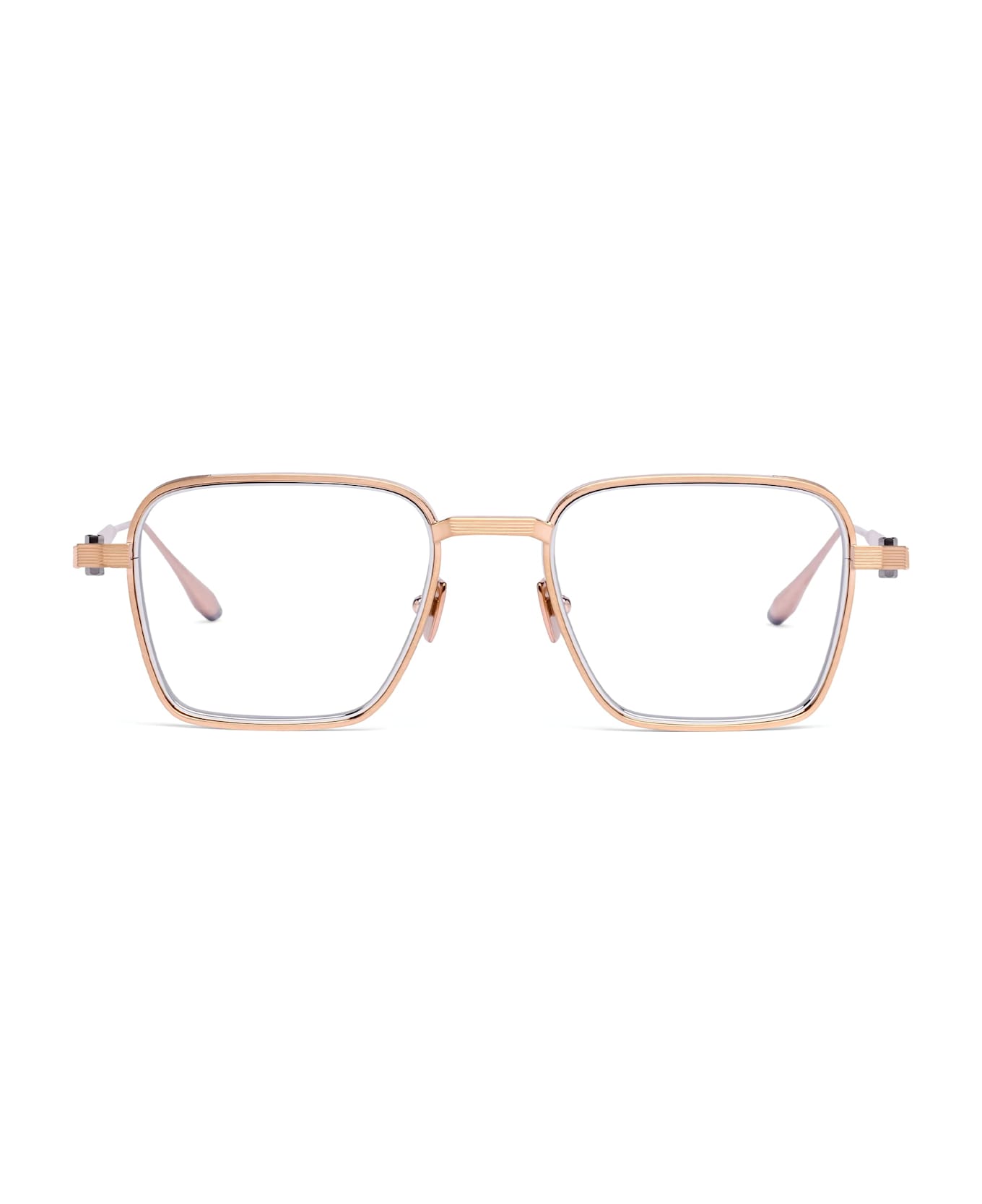 Akoni Giano - Brushed 12k Gold / Silver Rx Glasses - gold/silver