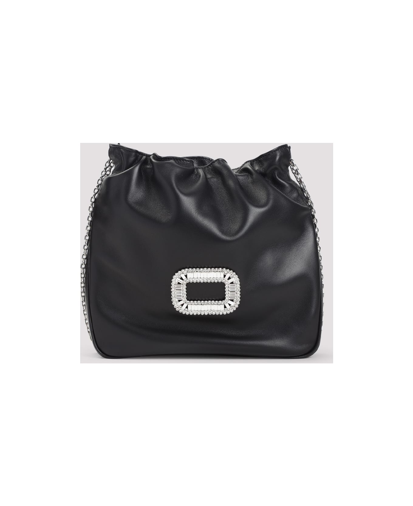Roger Vivier Pilgrim Pocket Mini Clutch - Nero