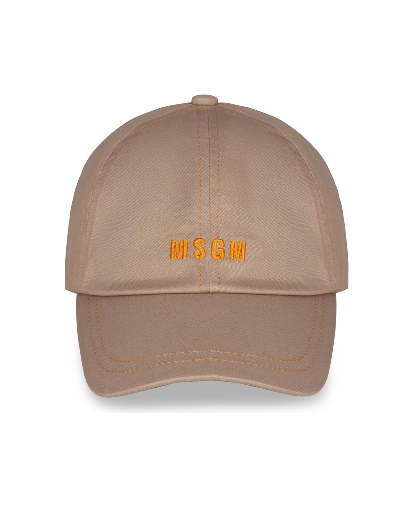 MSGM Cappello Con Visiera - Beige
