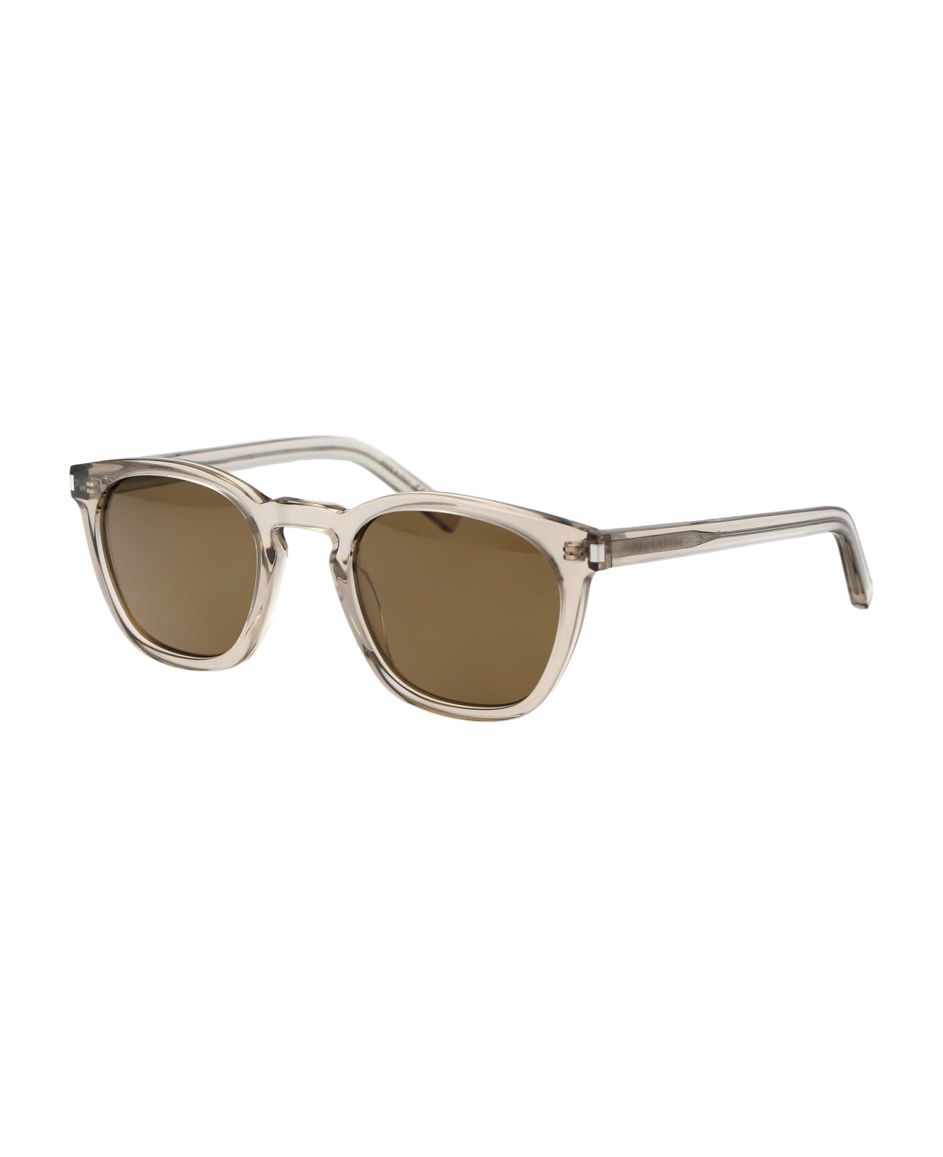 Saint Laurent Eyewear Sl 28 Sunglasses - 047 BEIGE BEIGE BROWN