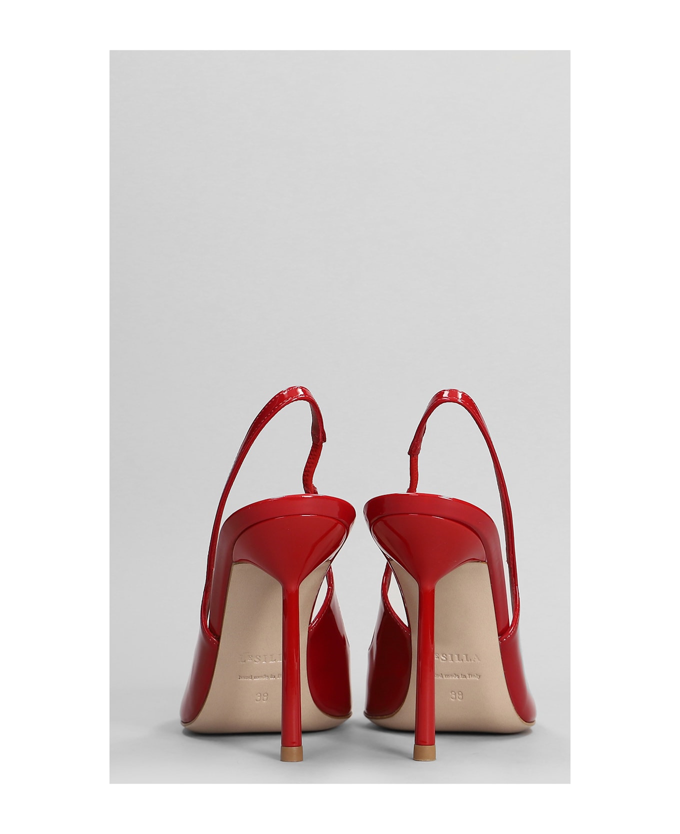 Le Silla Vivienne Pumps In Red Patent Leather - red