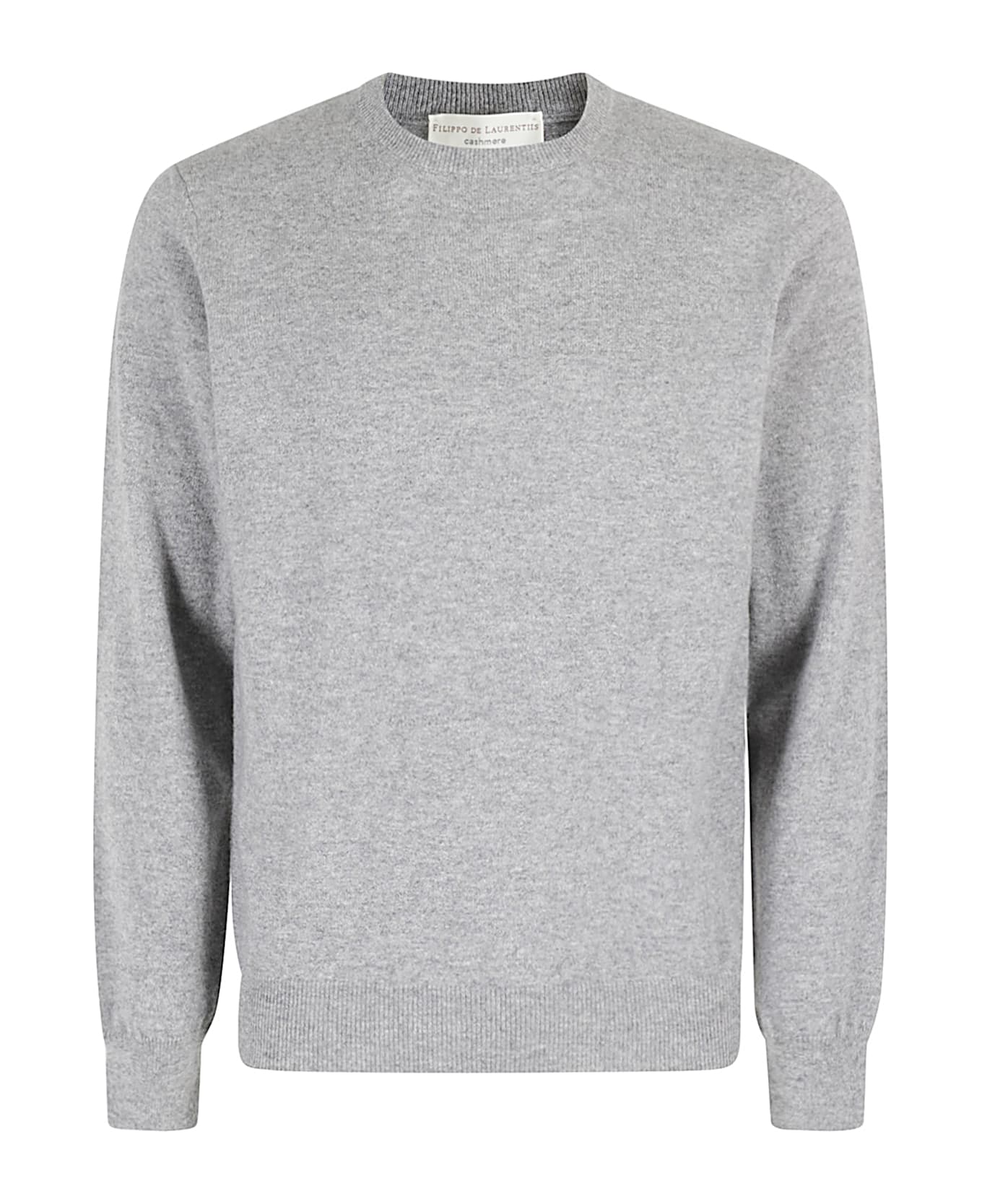 Filippo De Laurentiis Girocollo Ml Cashmere - Grigio Chiaro