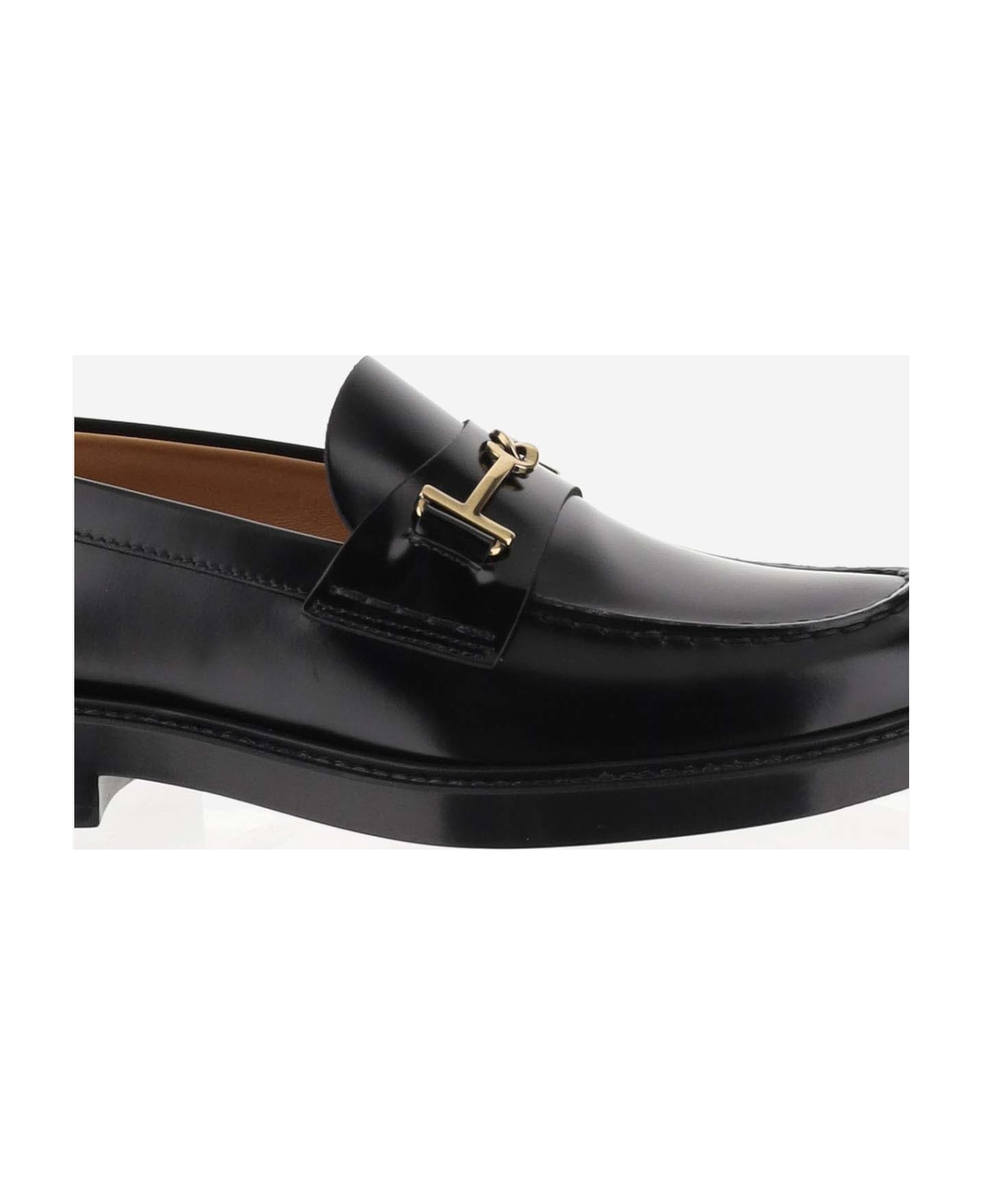 Tod's Leather Loafers - Black