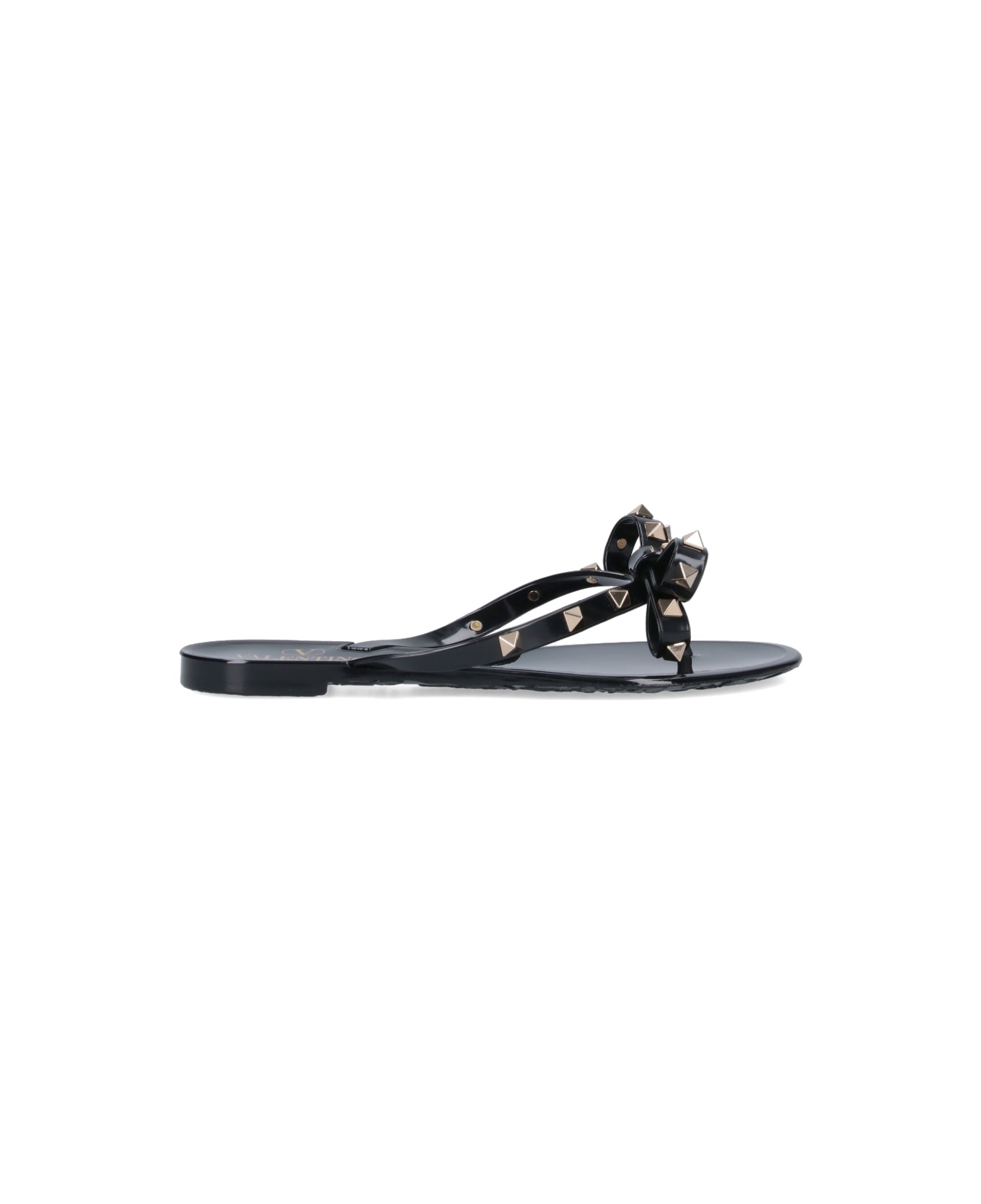 Valentino Garavani Thong Sandals "rockstud" - Black  