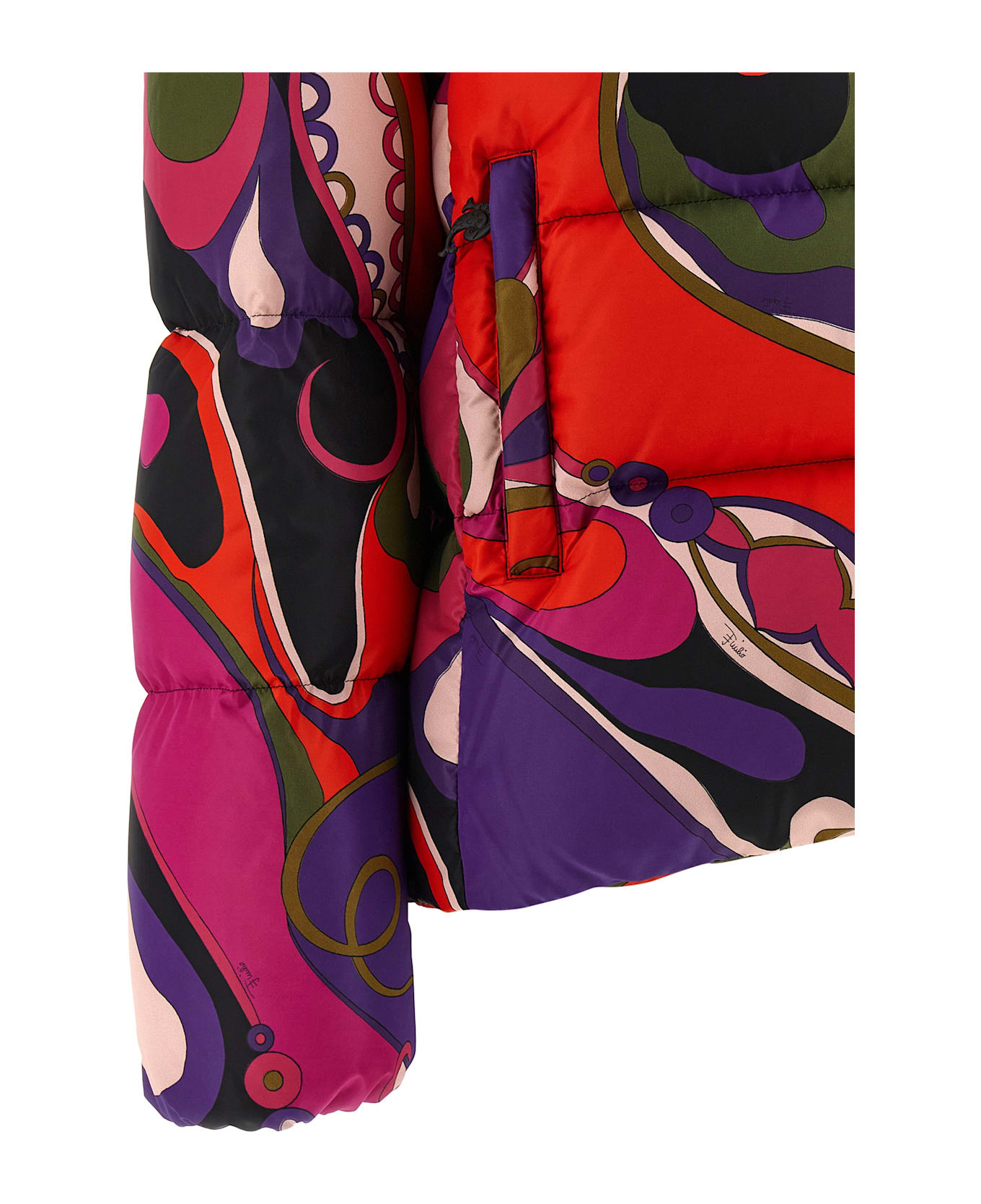 Pucci 
orchidee
 Down Jacket - PURPLE/ORANGE