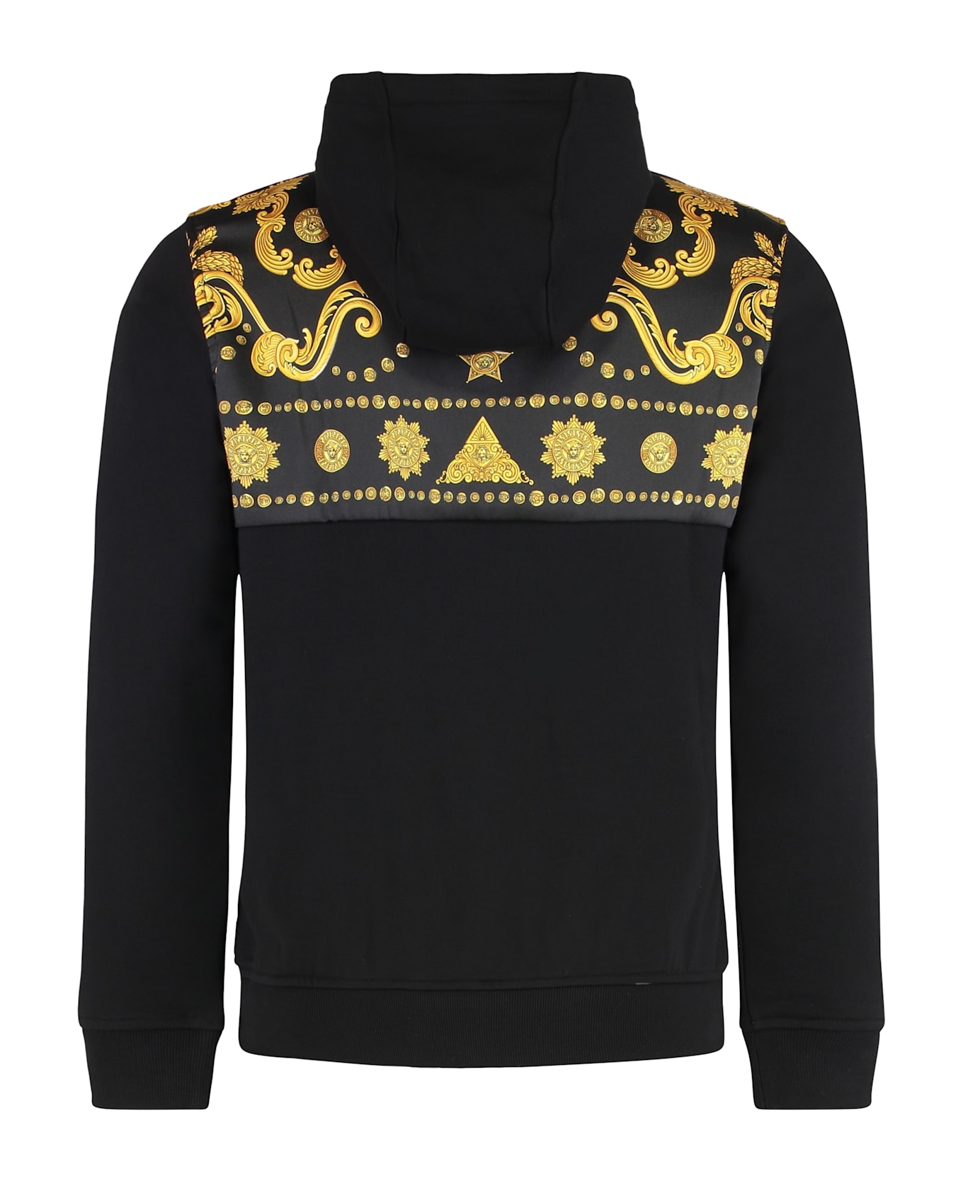 Versace Full Zip Hoodie - black