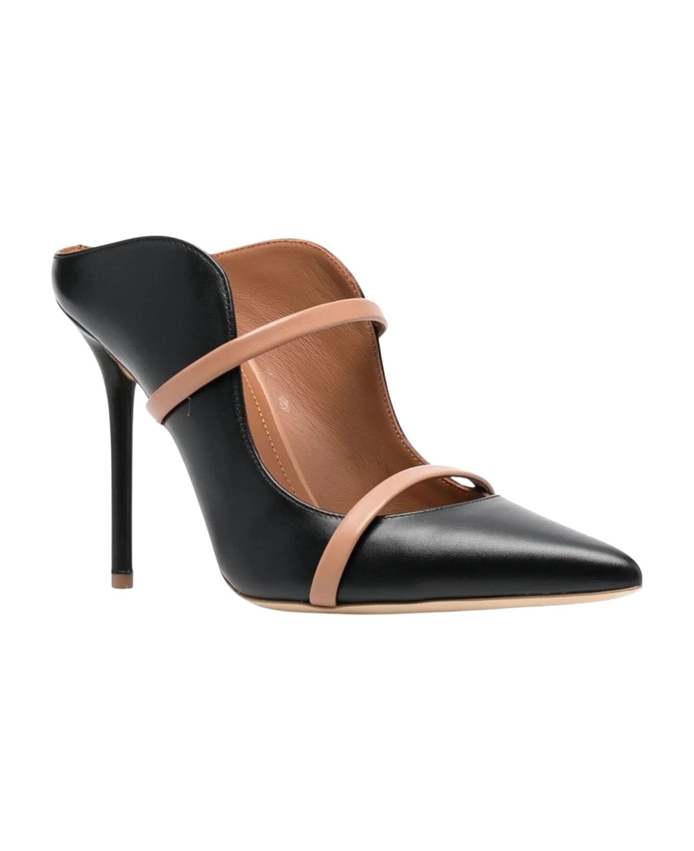 Malone Souliers 100% Nappa - Black Nude