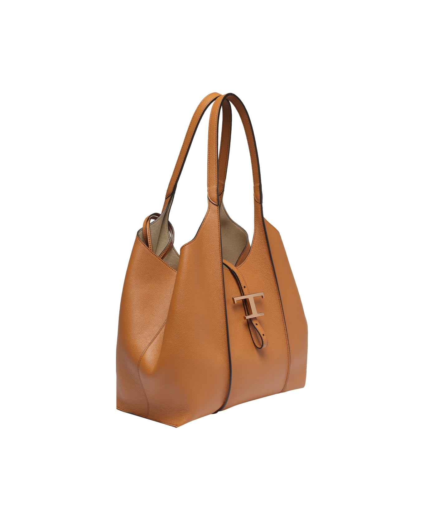 Tod's T-plaque Tote Bag - Brown トートバッグ