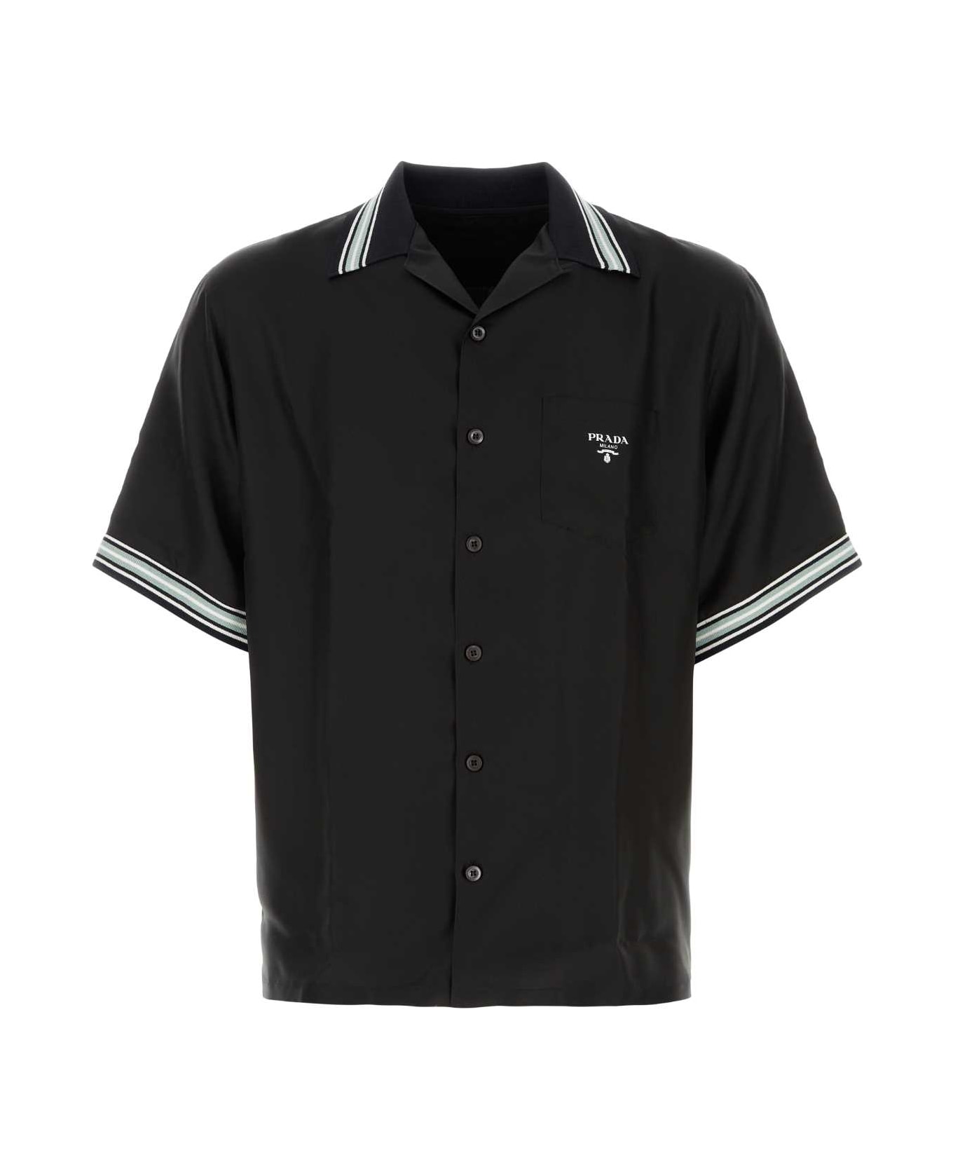 Prada Black Twill Shirt - NERO