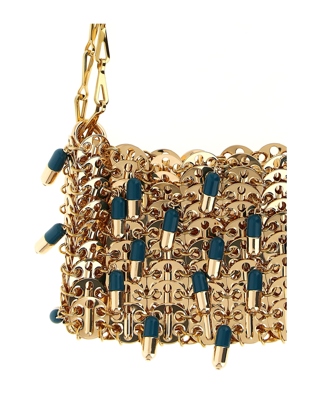 Paco Rabanne 
1969 Nano Pils
 Shoulder Bag - Gold