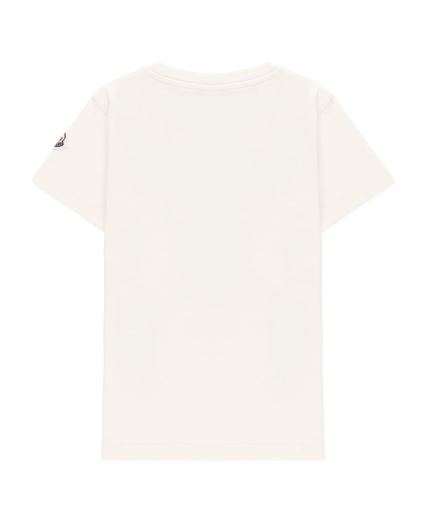 Moncler Logoed T-shirt - Beige