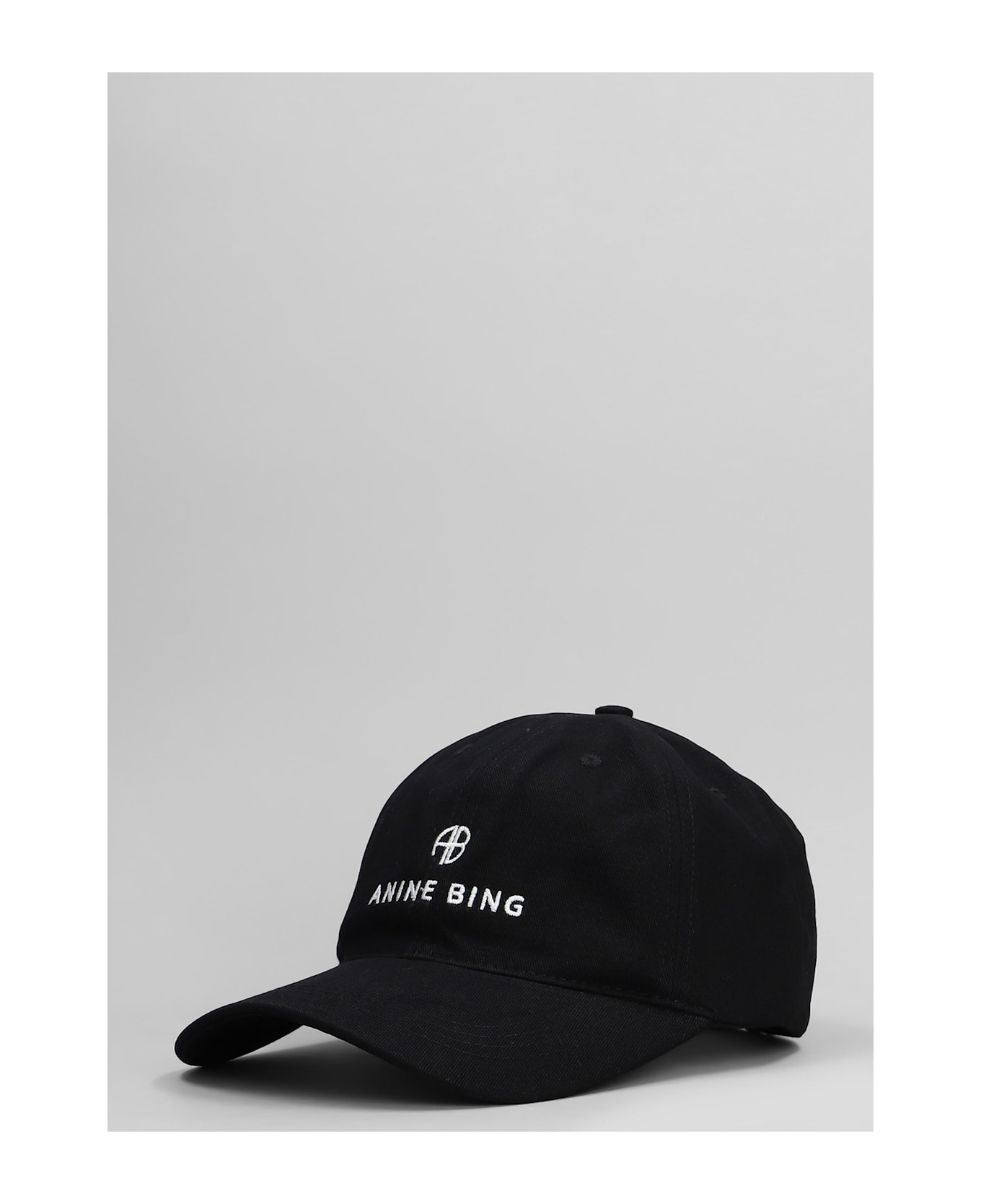 Anine Bing Jeremy Hats In Black Cotton - black