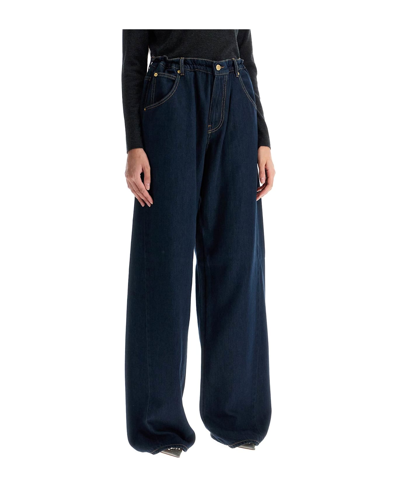 DARKPARK Iris Jeans With Baggy Waistband - BLU