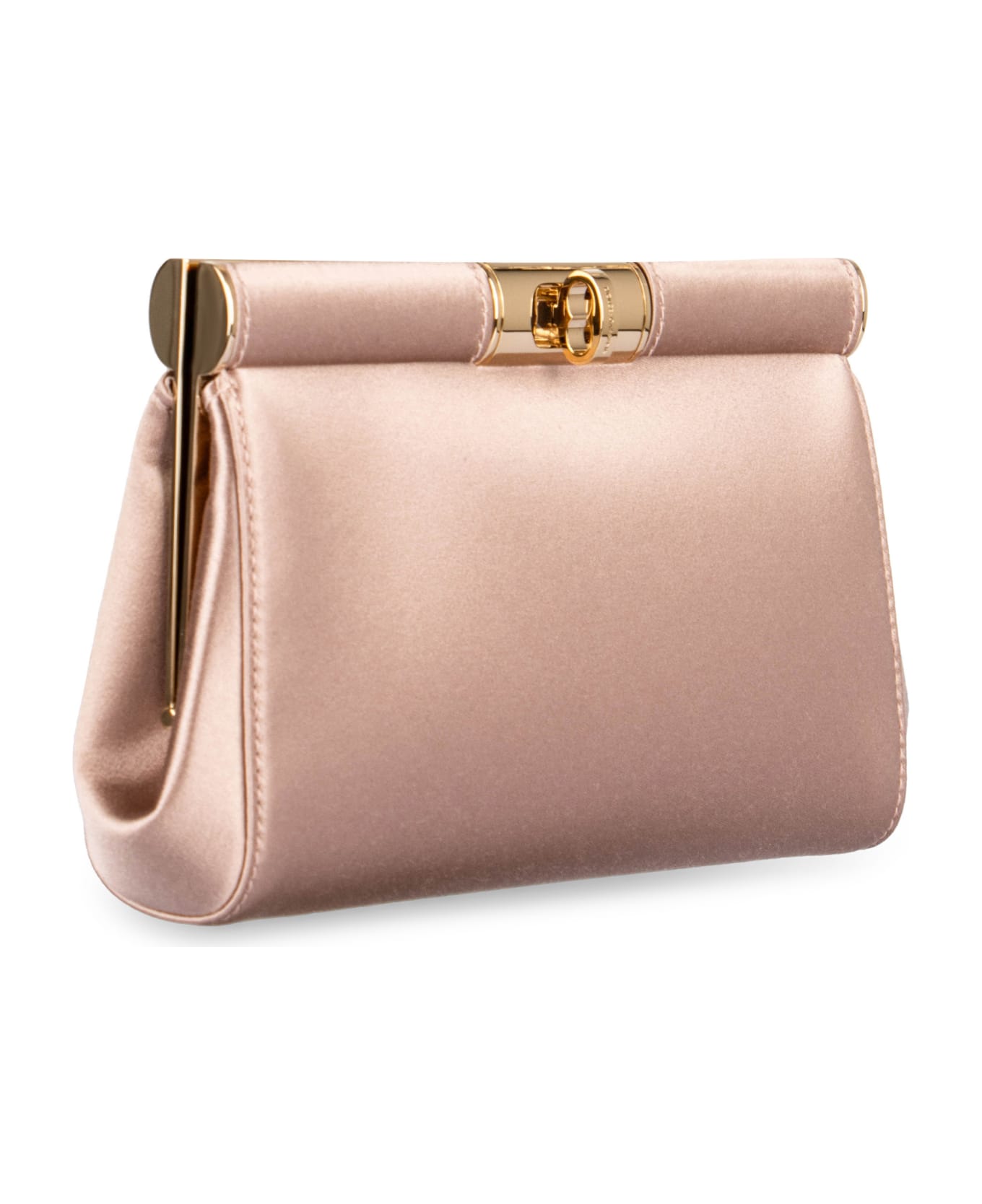Dolce & Gabbana Marlene Satin Shoulder Bag - Pink