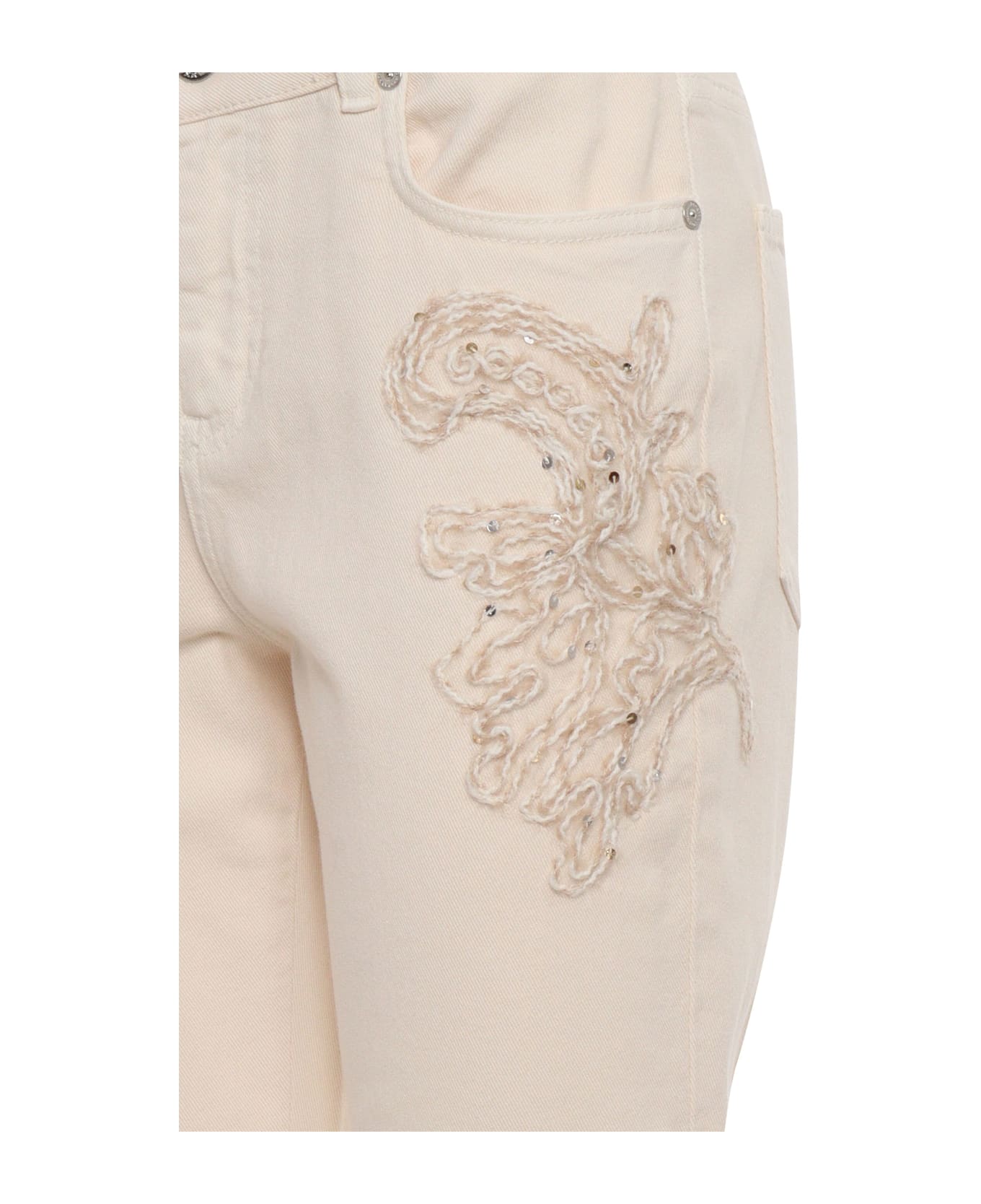 Ermanno Ermanno Scervino Trousers - BEIGE