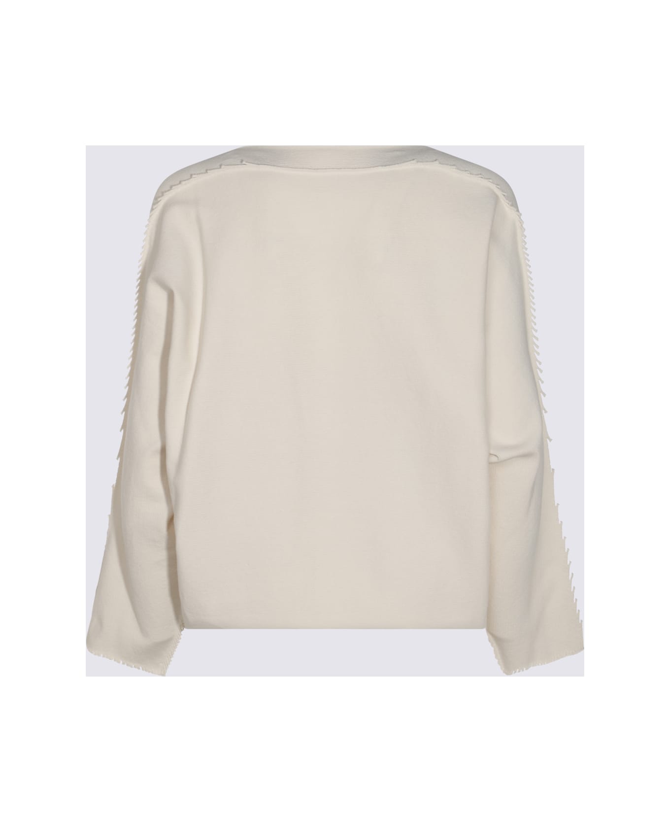 Issey Miyake Beige Cotton Top - ASA WHITE