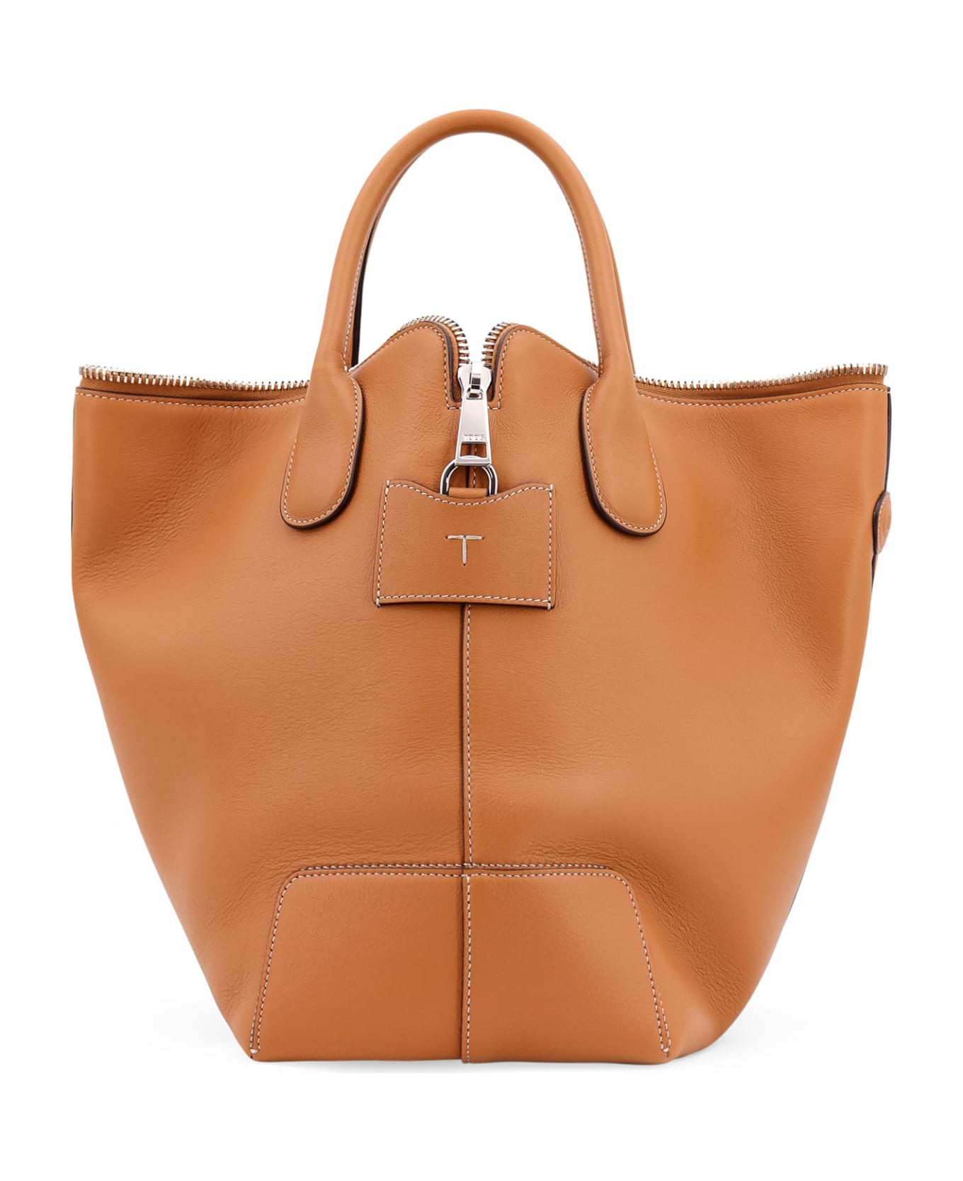 【TOD'S】DI BAG SWING Woman BROWN Tod's Di Bag Swing in Leather Large