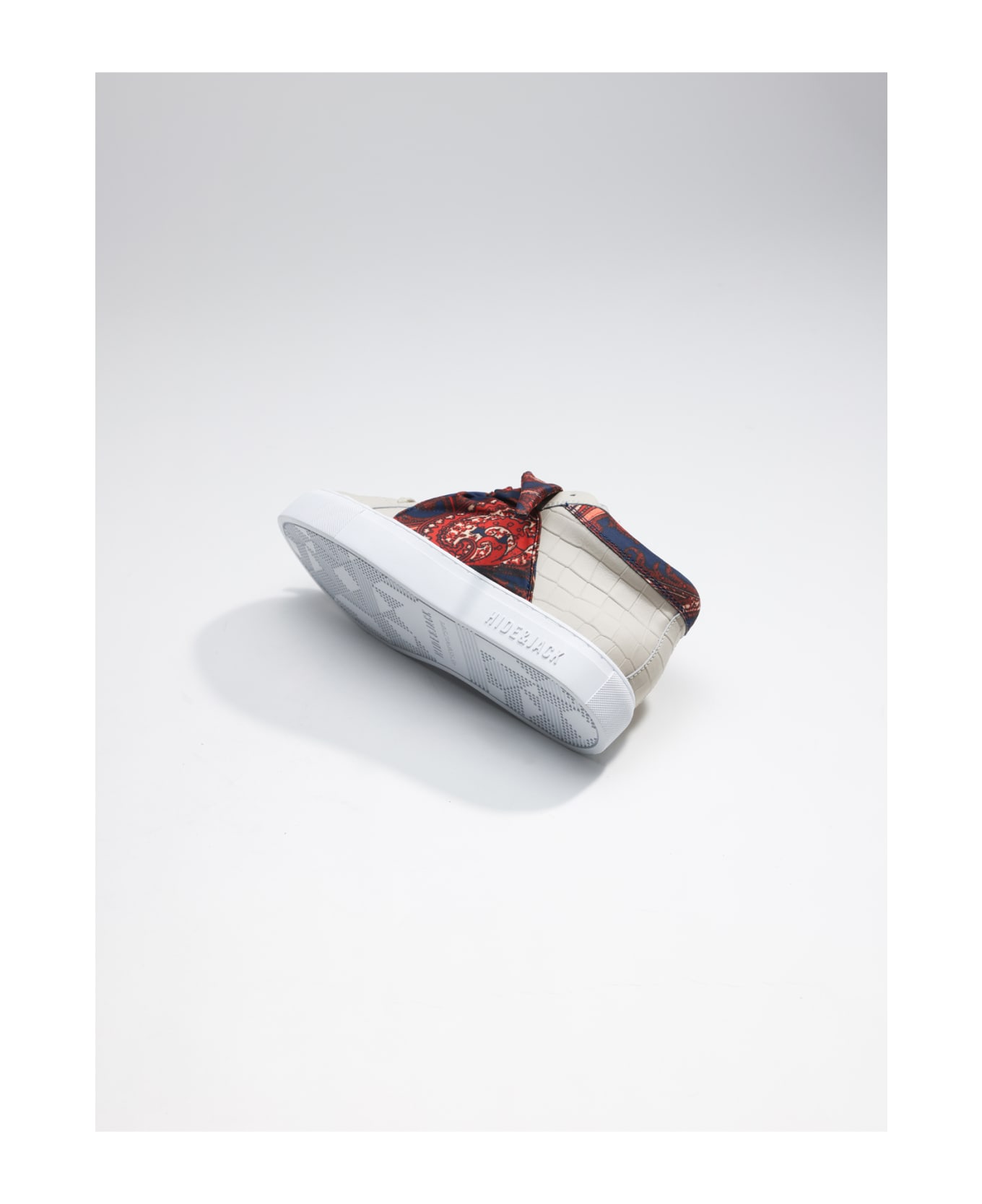 Hide&Jack High Top Sneaker - Essence Foulard Cream スニーカー