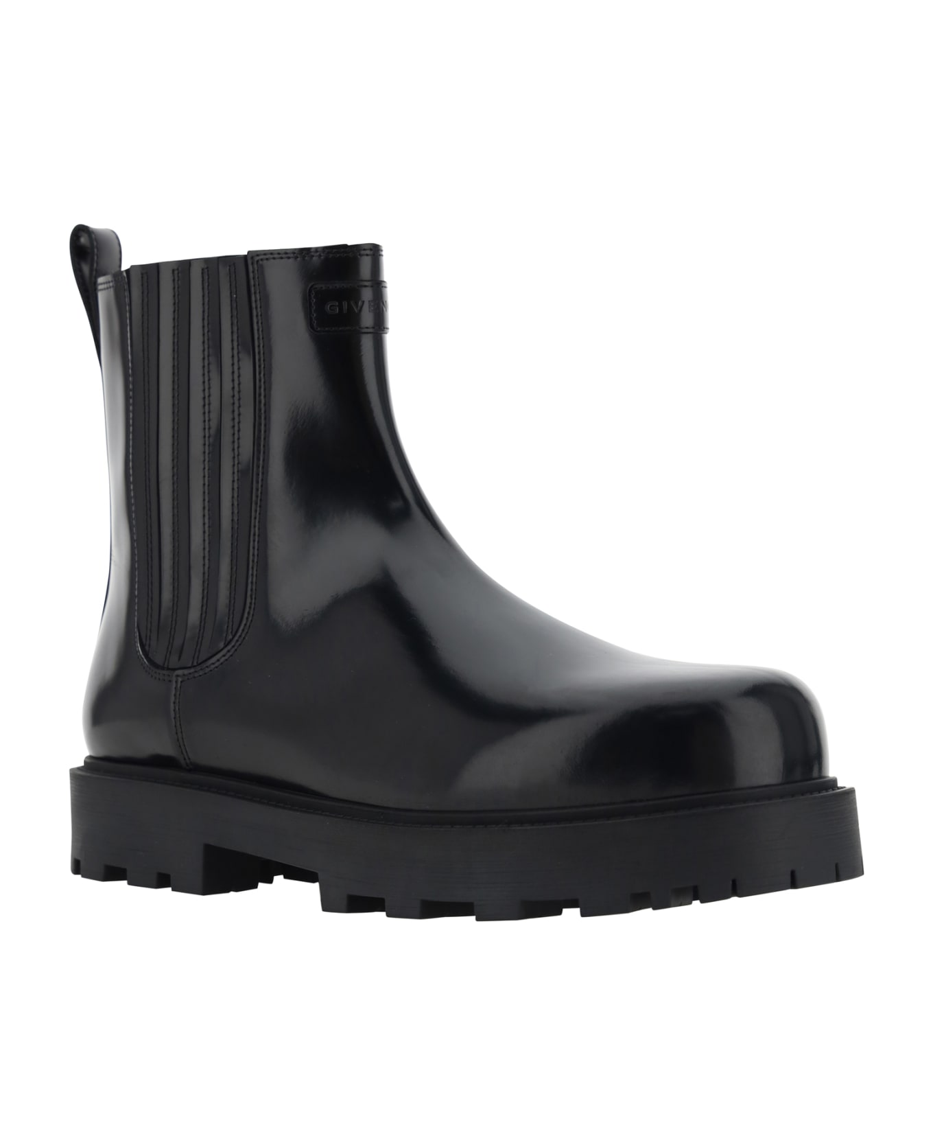 Givenchy Brushed Leather Chelsea Boots - Black ブーツ