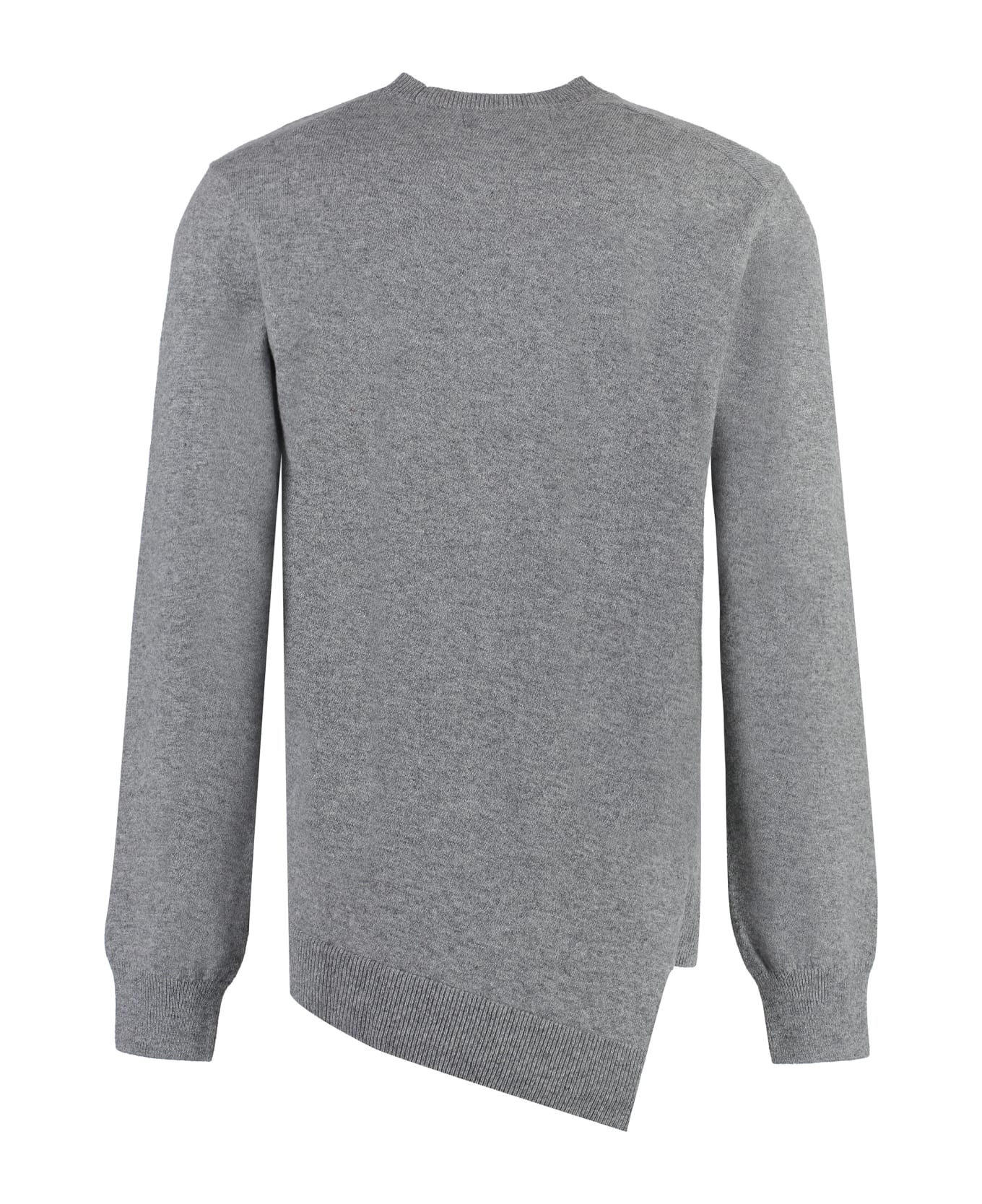 Comme des Garçons Shirt Lacoste X Comme Des Garçons - Crew-neck Wool Sweater - grey