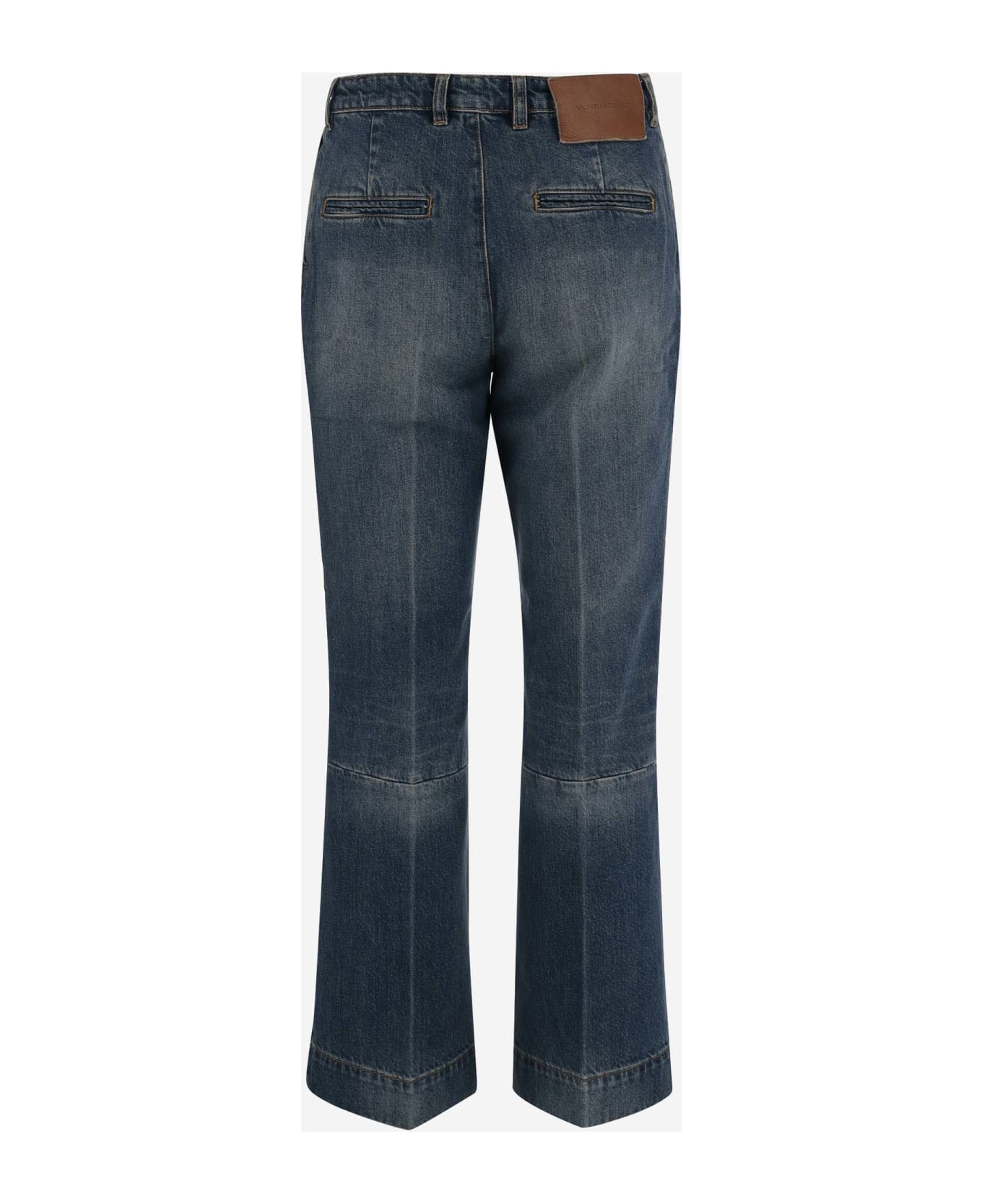 Victoria Beckham Cotton Denim Jeans - Denim