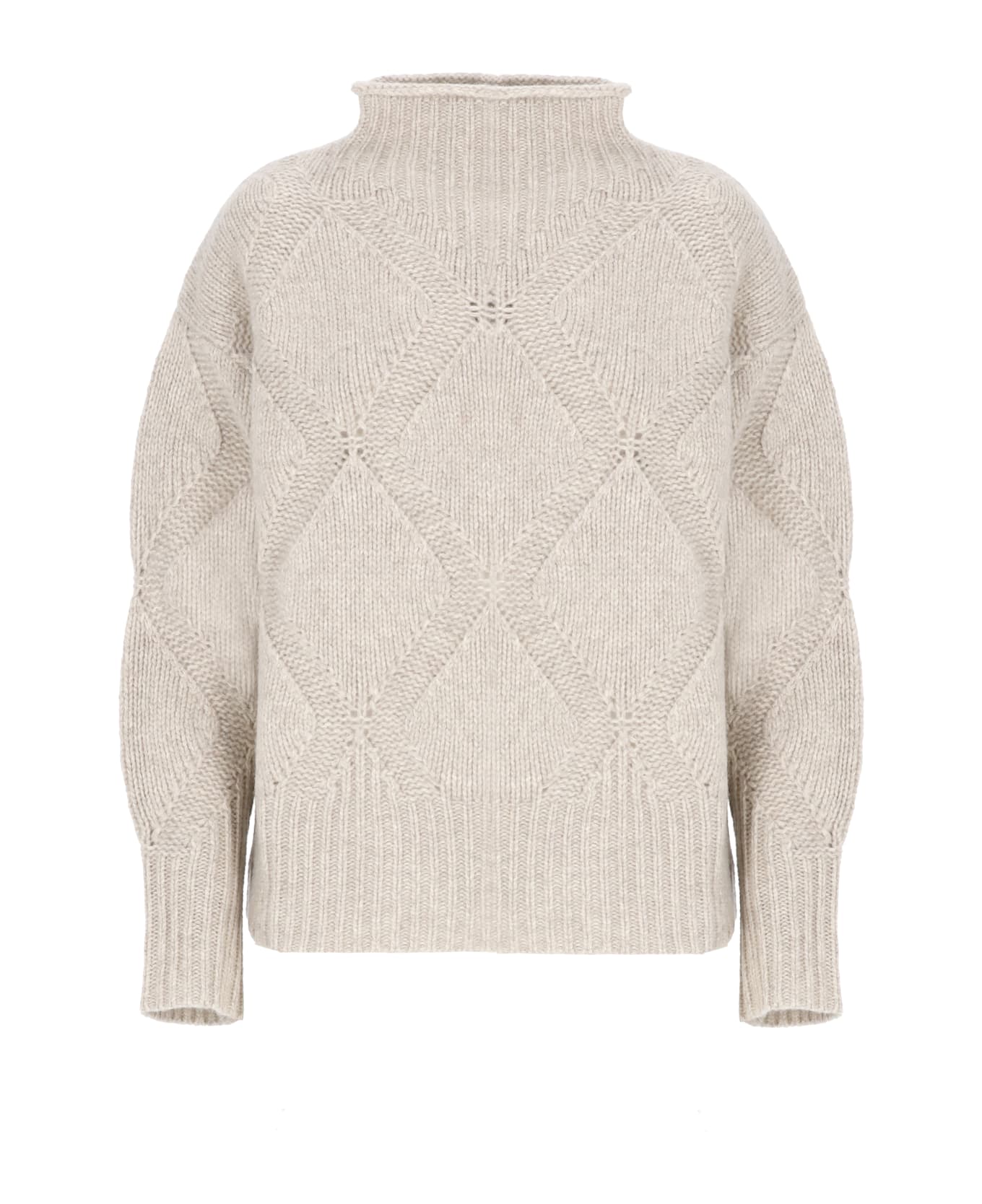 Kangra Wool Sweater - Beige