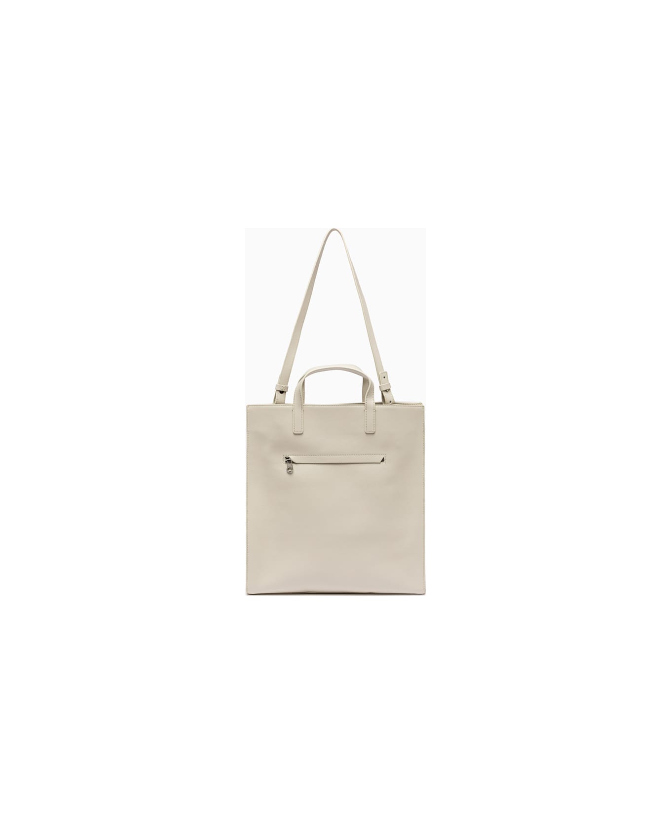 Courrèges Courreges Heritage Leather Tote Bag - Grey