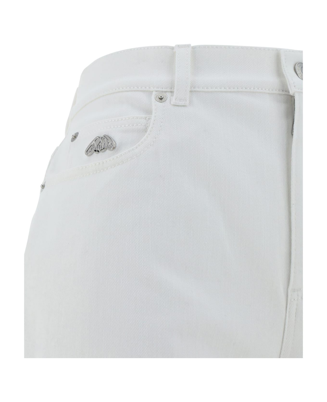 Alexander McQueen Pants - Optical White