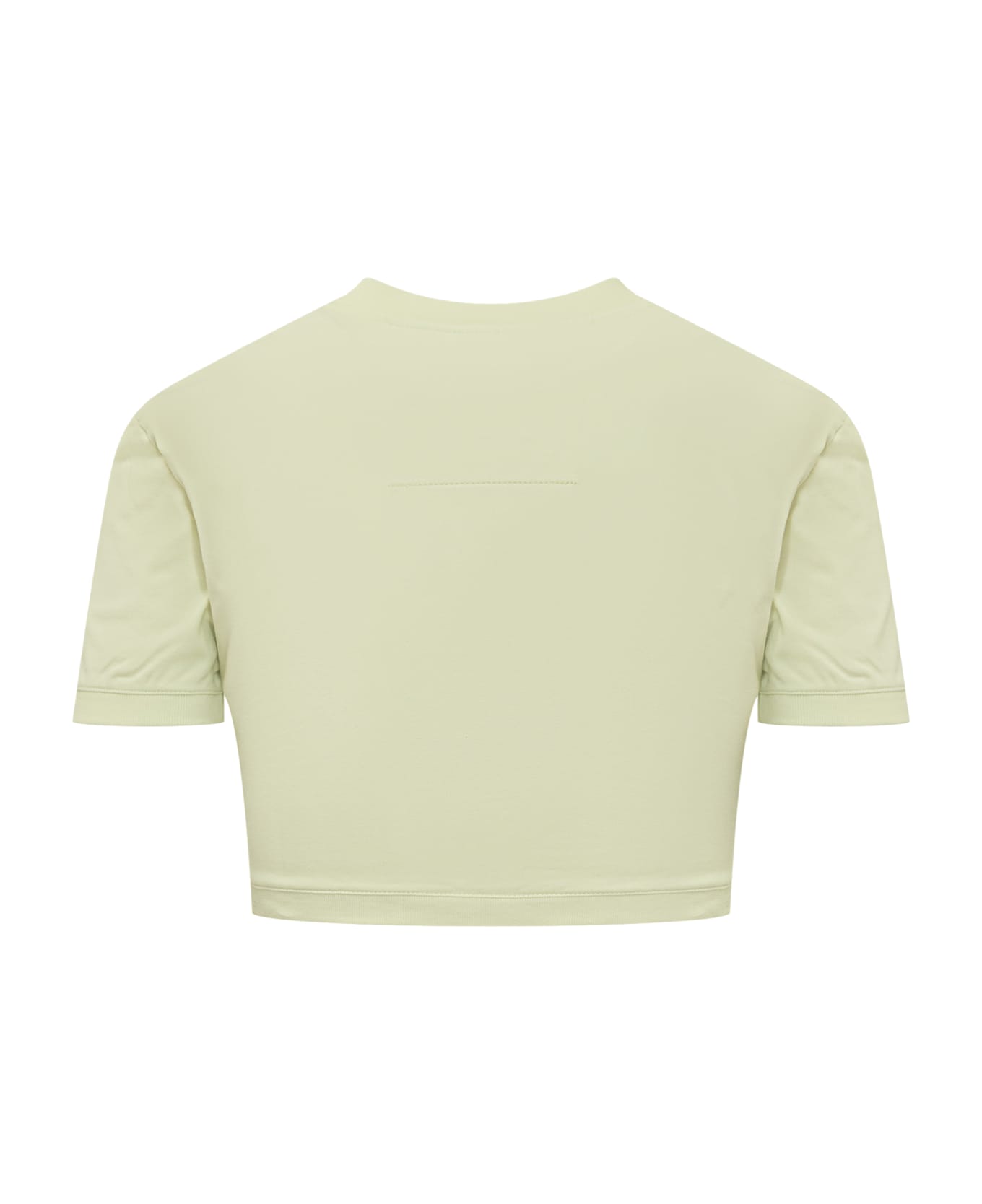 Givenchy Logo Printed Cropped T-shirt - PALE GREEN