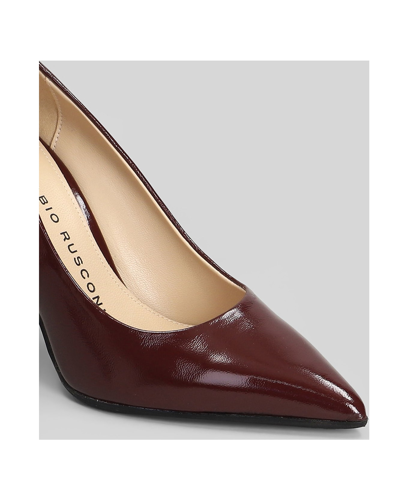 Fabio Rusconi Pumps In Bordeaux Leather - bordeaux