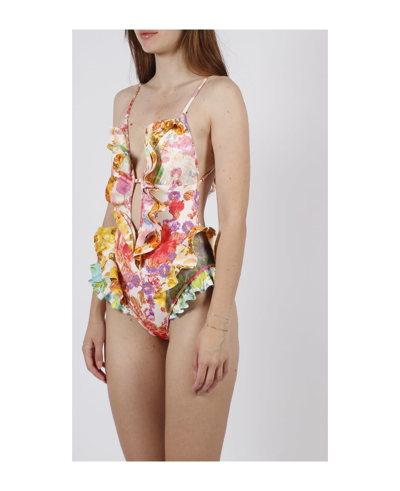 新品★Mbeaute Fairy pearl ruffle swimsuit 新品☆Mbeaute Fairy pearl ruffle swimsuit Fairy pearl ruffle