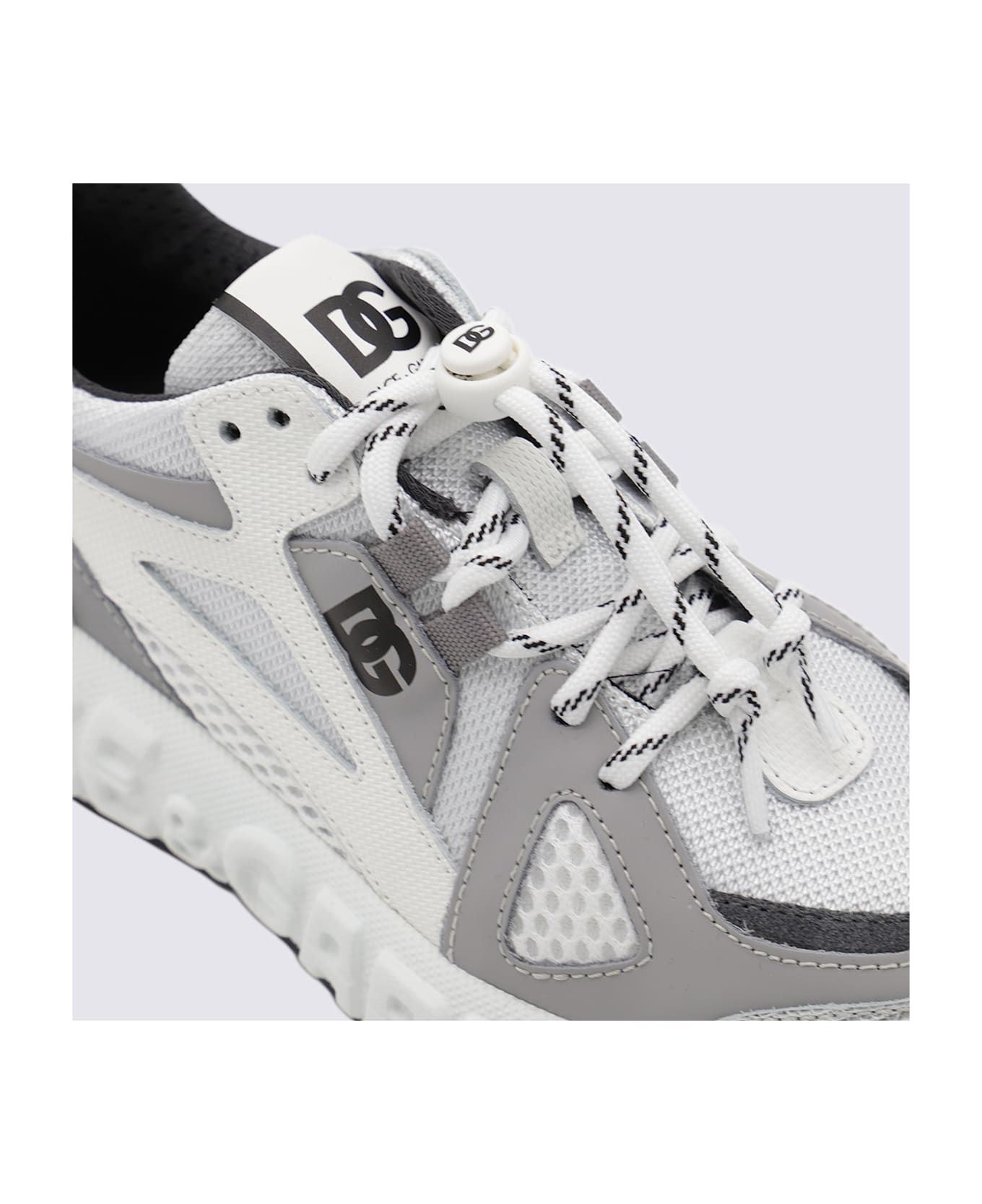Dolce 
Gabbana Grey And White Sneakers - Grigio/bianco