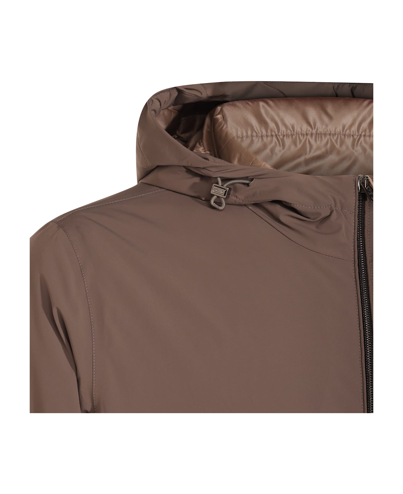 Herno Brown Down Jacket - VISONE