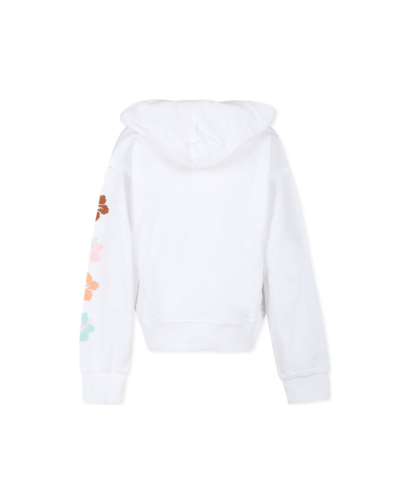 Levi
s White Sweatshirt For Girl With Logo - Ivory