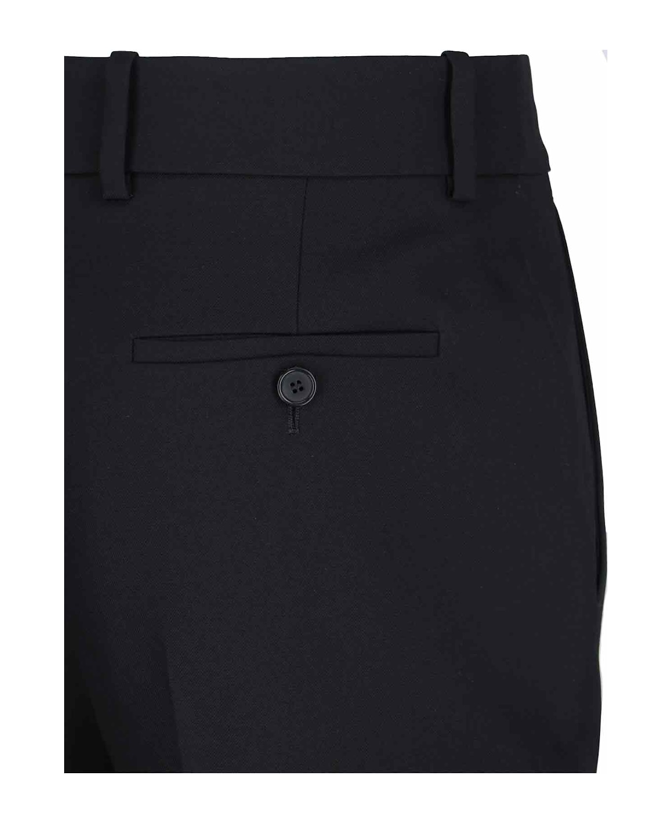 Alexander McQueen Palazzo Pants - BLACK