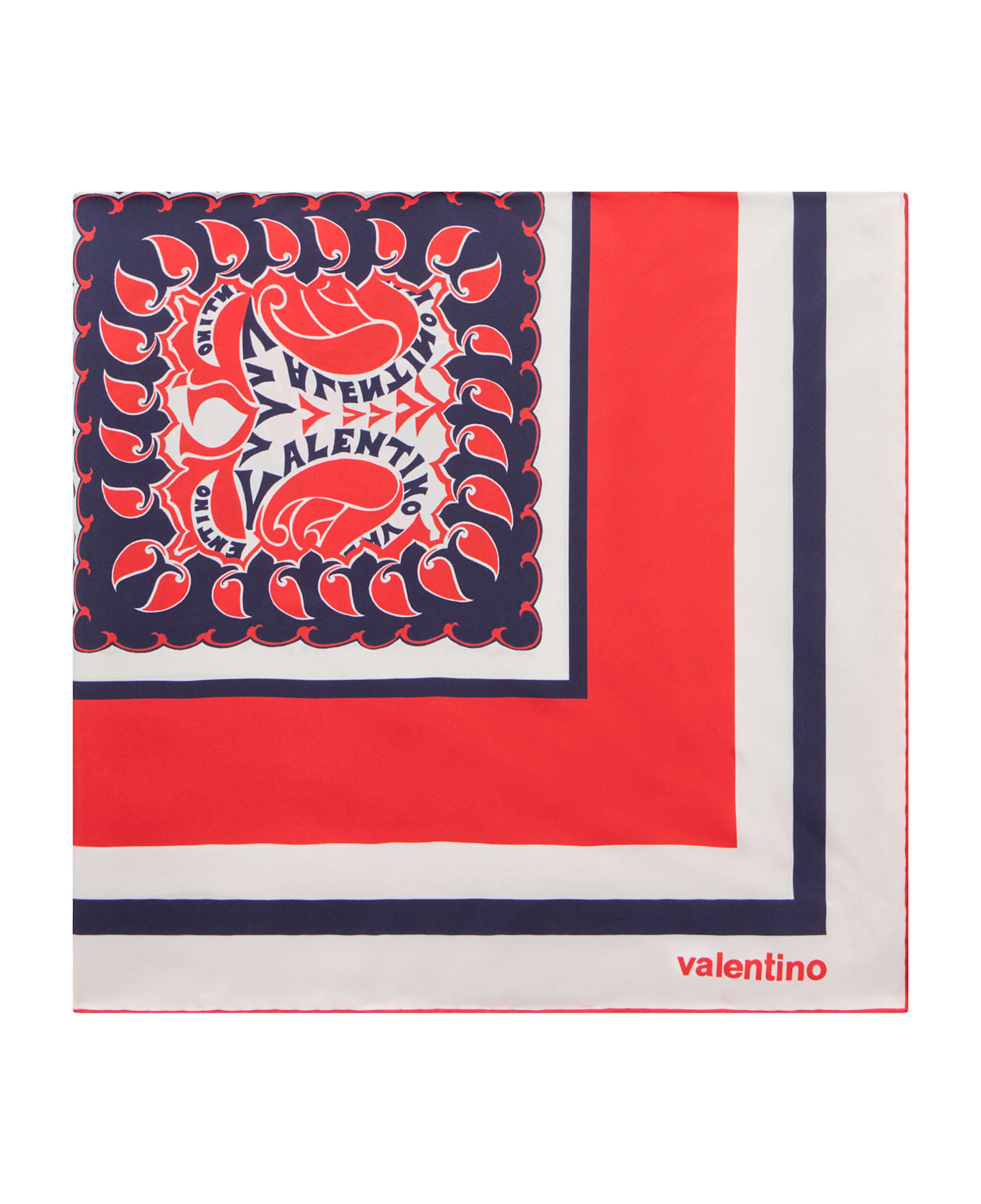 Valentino Garavani Printed Silk Scarf - Multicolor
