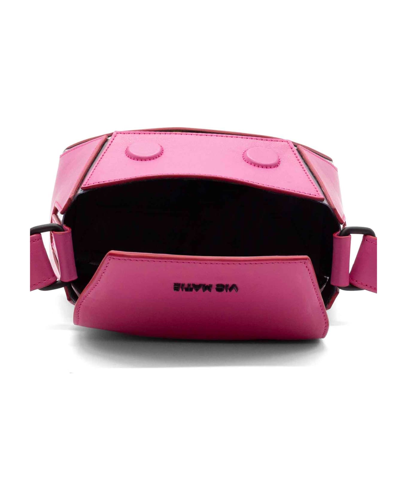Vic Matié Pink Shoulder Bag With Logo - FUCHSIA