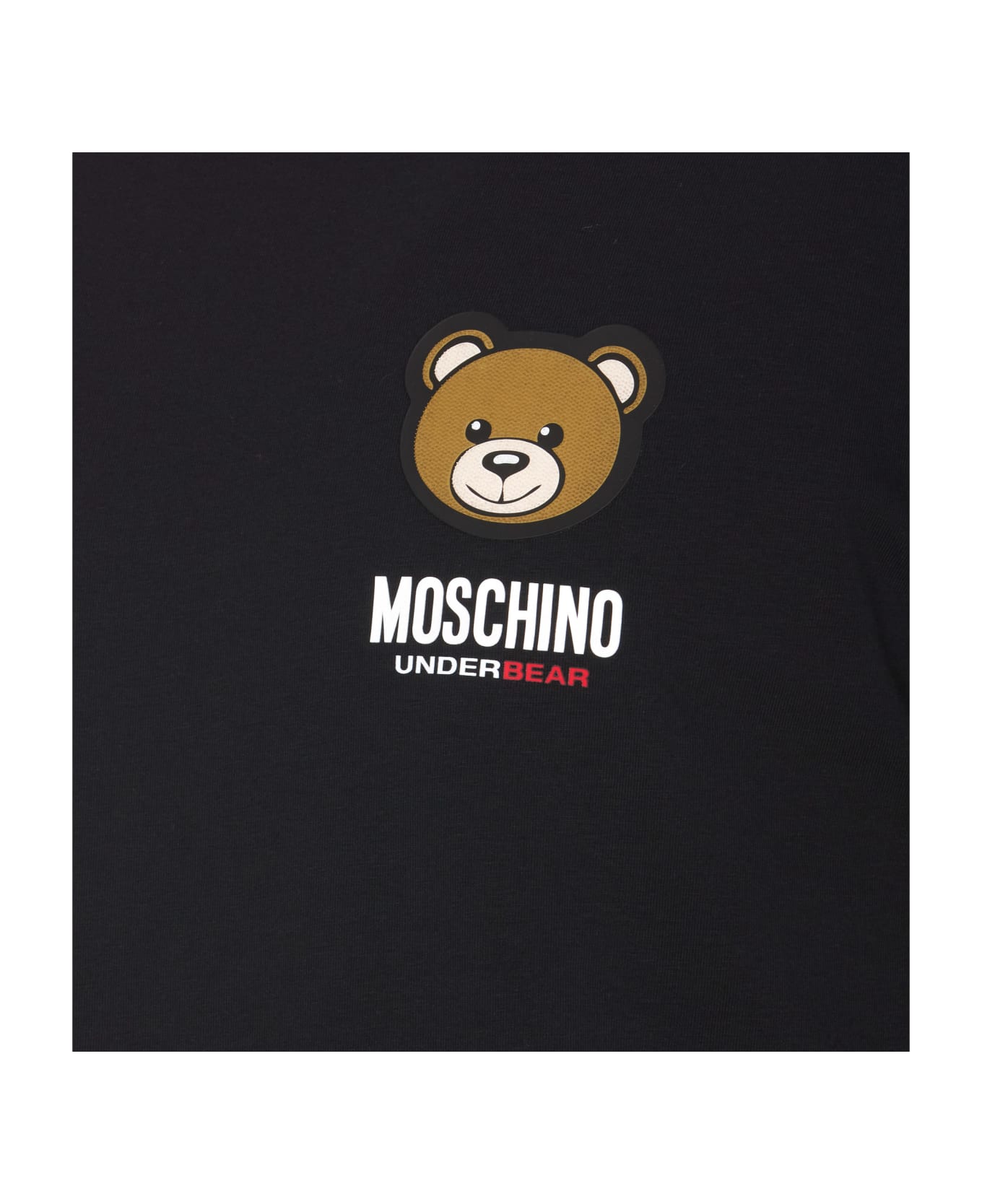 Moschino Underbear Logo T-shirt - Black