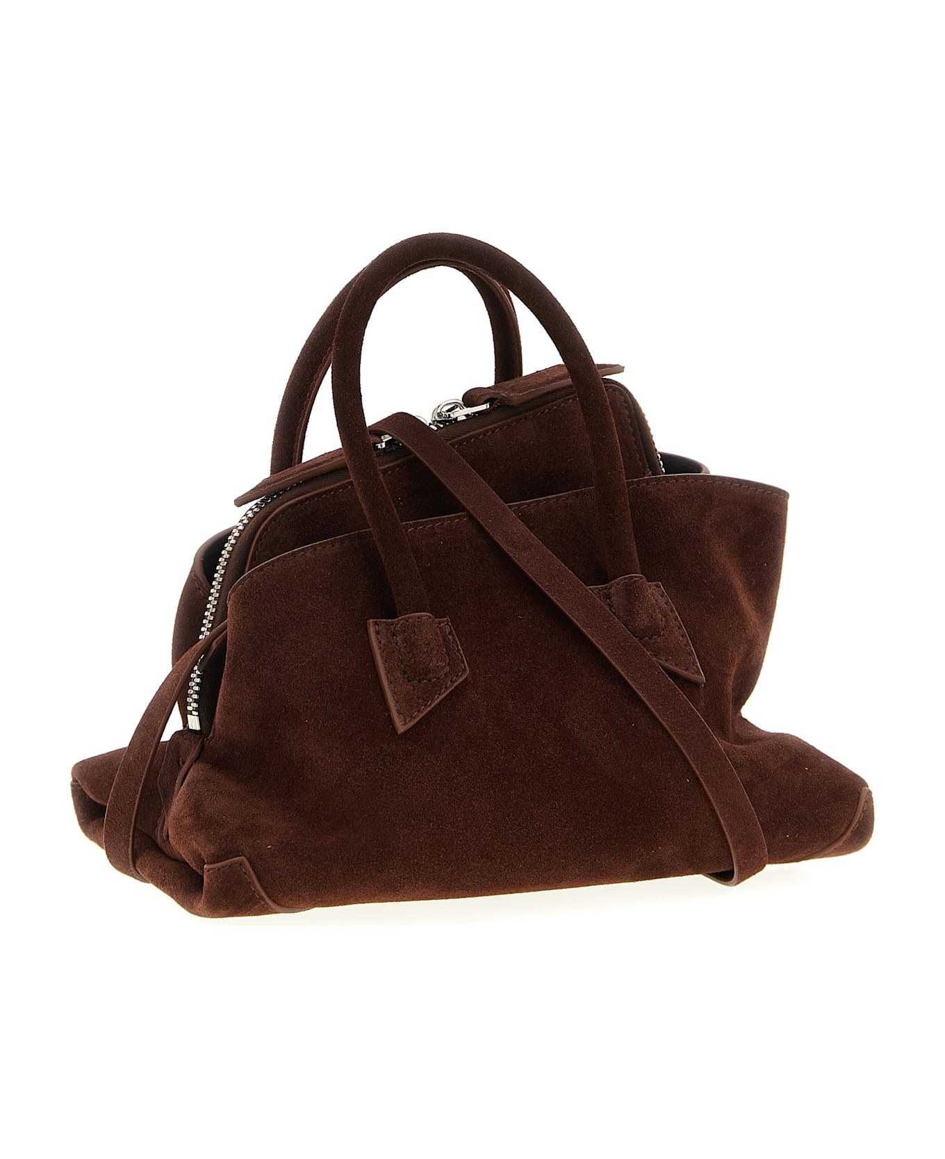 The Attico 
la Passeggiata Mini
 Handbag - Brown