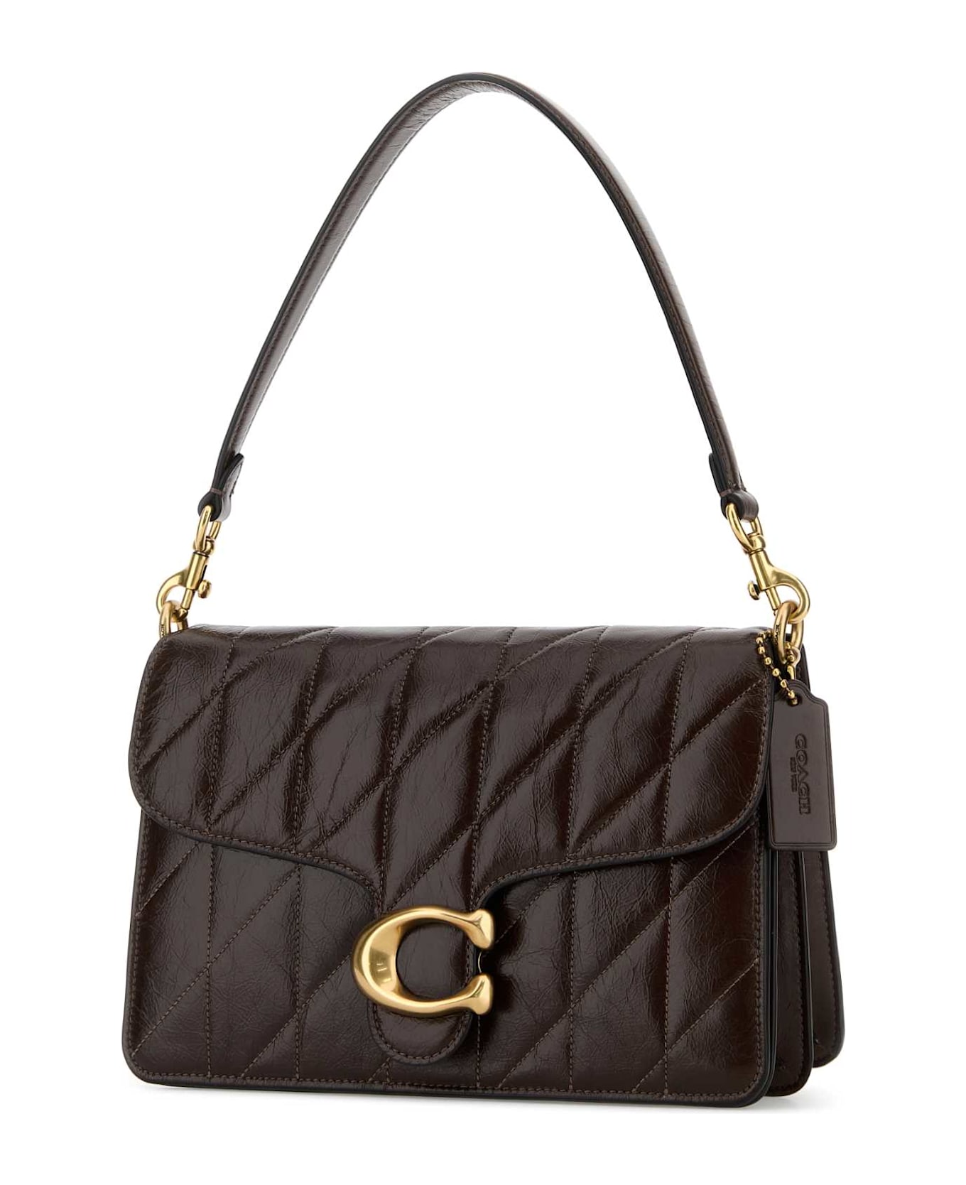 Coach Chocolate Leather Tabby Shoulder Bag - B4MAPLE トートバッグ