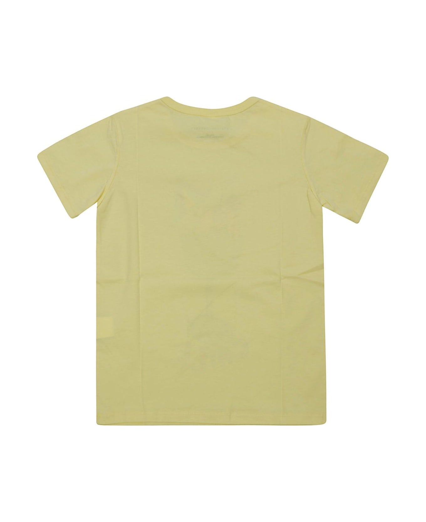 Stella McCartney Kids Illustration-printed Crewneck T-shirt - Giallo