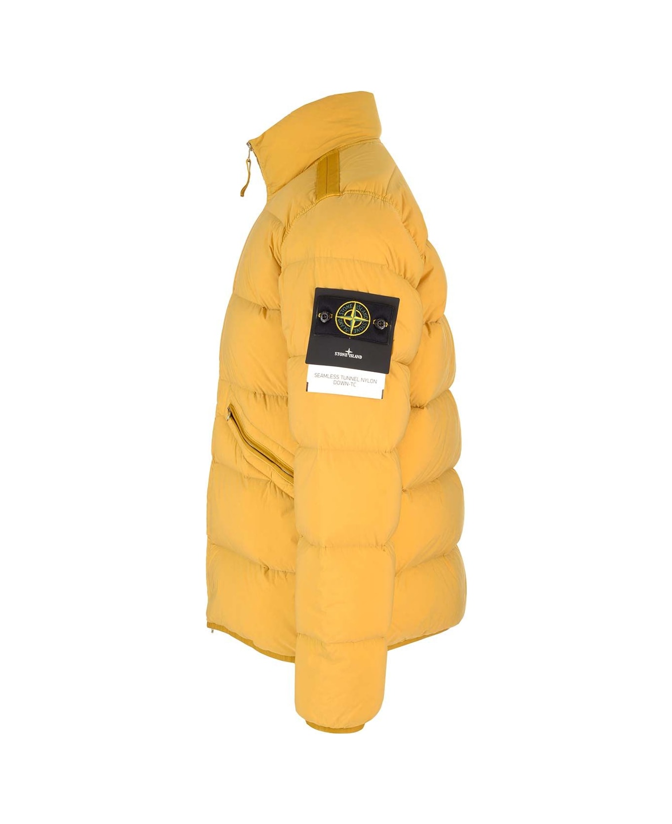 Stone Island Stretch Nylon Jacket - Yellow