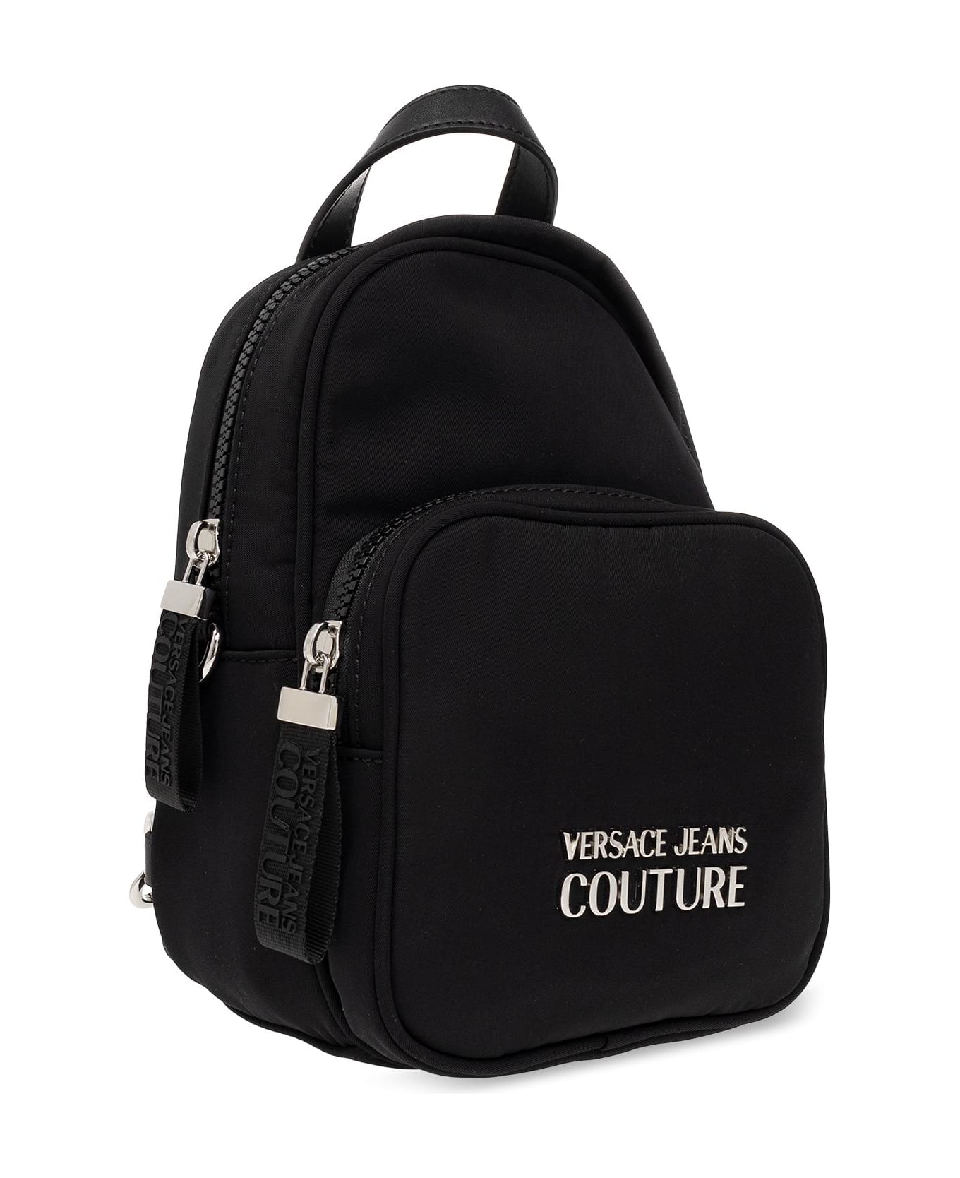 Versace Jeans Couture Backpack With Logo - BLACK